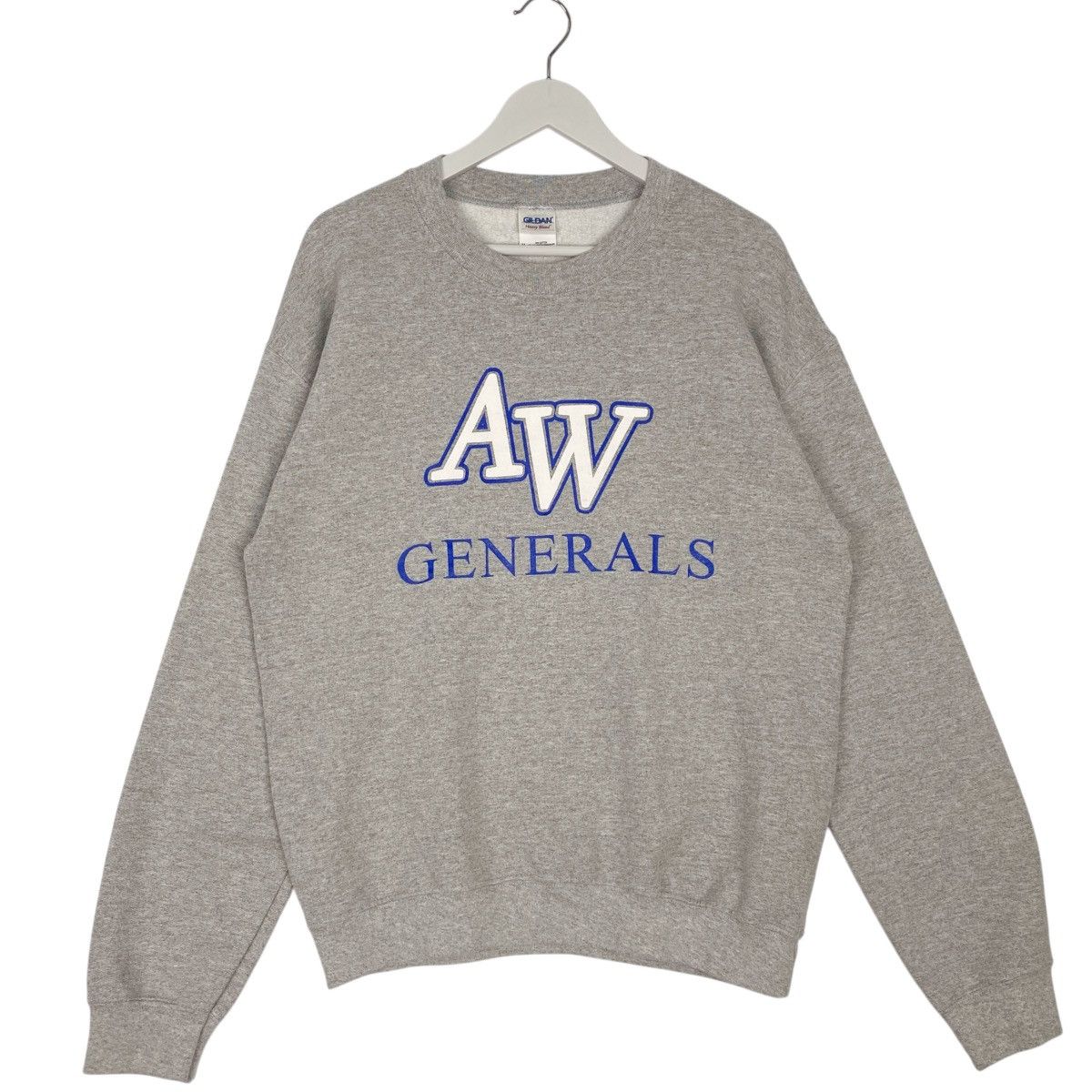 Other Vintage AW Generals Sweatshirt Crewneck Big Logo Grey Size US M / EU 48-50 / 2 - 1 Thumbnail