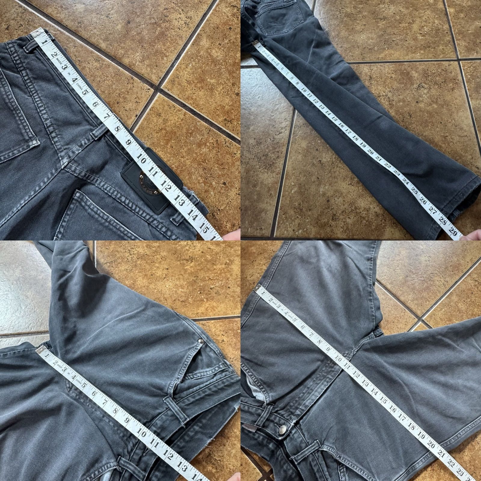 Versace Jeans Couture VINTAGE Versace Jeans Signature 29 x 28 Gray 1980s 80s Jeans Mens Regular Size 29 Inseam 28 Gray Medusa Denim Button Pocket VTG Designer Straight Size US 29 - 8 Thumbnail