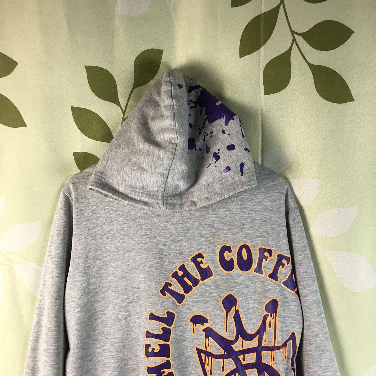 Japanese Brand × Vintage Oills Smell The Coffee Hoodie #7441 Size US M / EU 48-50 / 2 - 2 Thumbnail