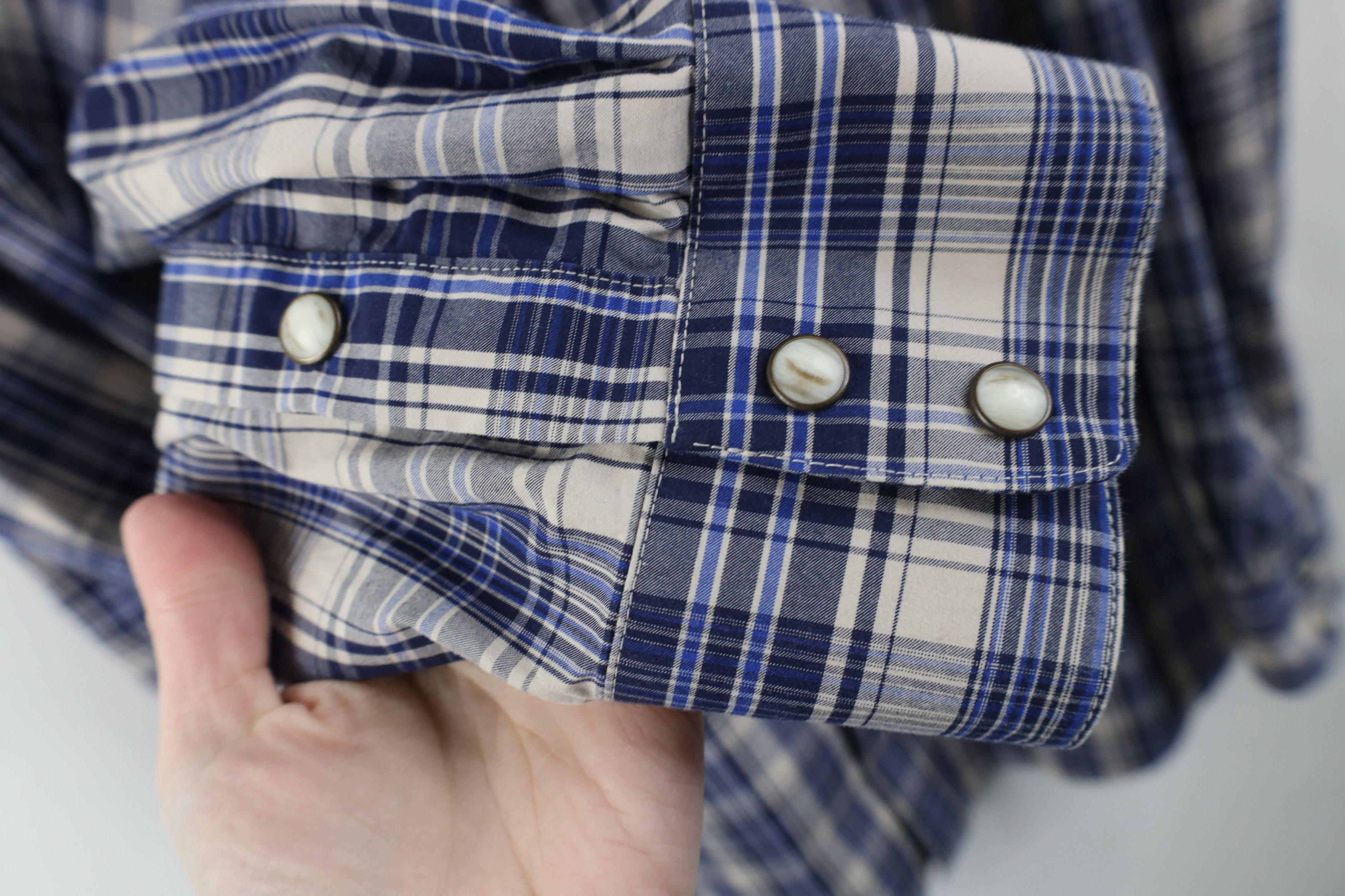 Ariat Ariat Pro Series Western Rodeo Pearl Snap Button Shirt Plaid Size US L / EU 52-54 / 3 - 6 Thumbnail