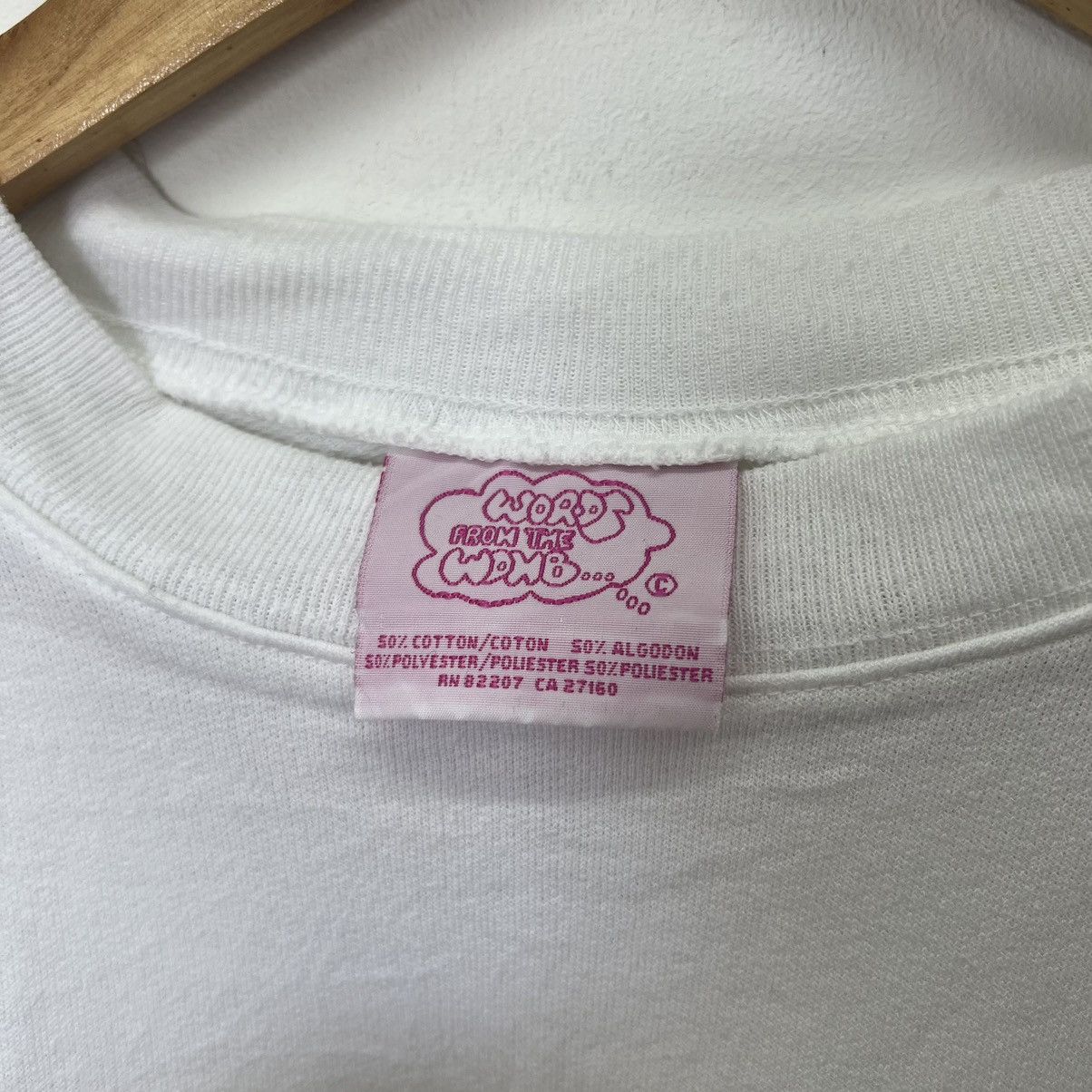 Vintage Vintage Words From The Womb Sweatshirt Size US XL / EU 56 / 4 - 5 Thumbnail
