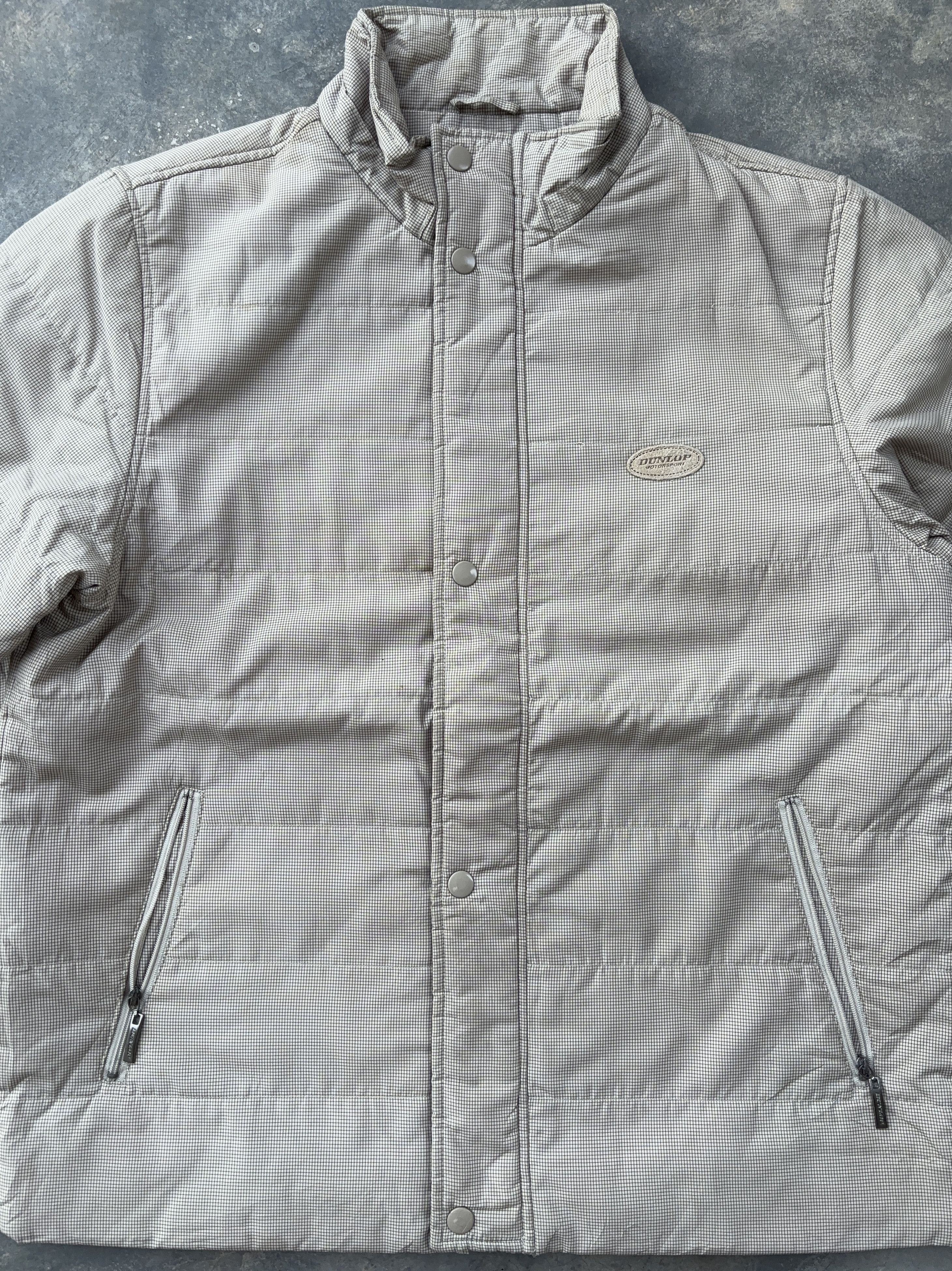 Dunlop Dunlop Motorsport Vintage Rare Cream Jacket Size US L / EU 52-54 / 3 - 4 Thumbnail