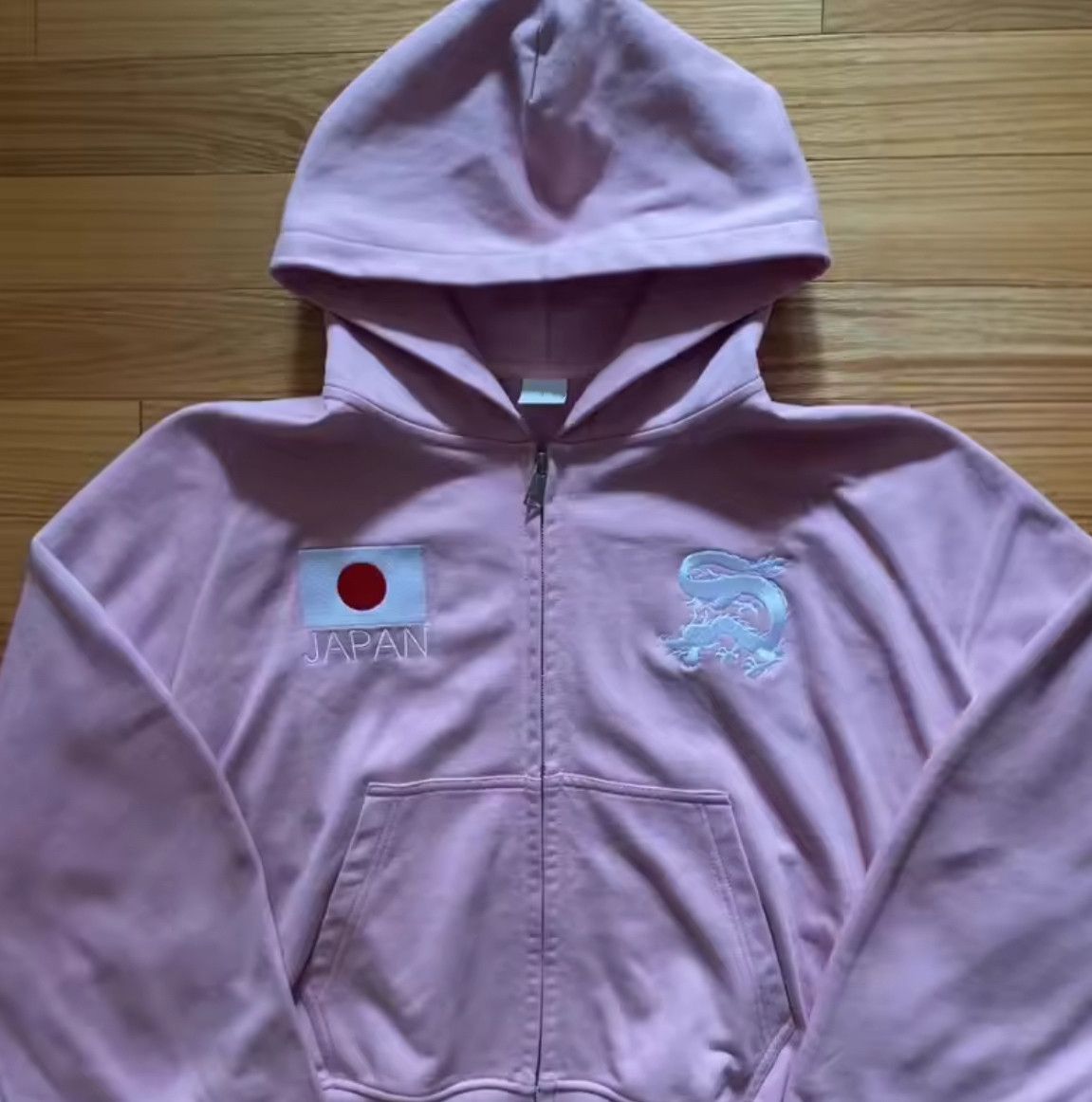 Other Fashion Punk Y2K Grunge Japan Dragon Zipper Pocket Hoodies Size US XL / EU 56 / 4 - 3 Thumbnail
