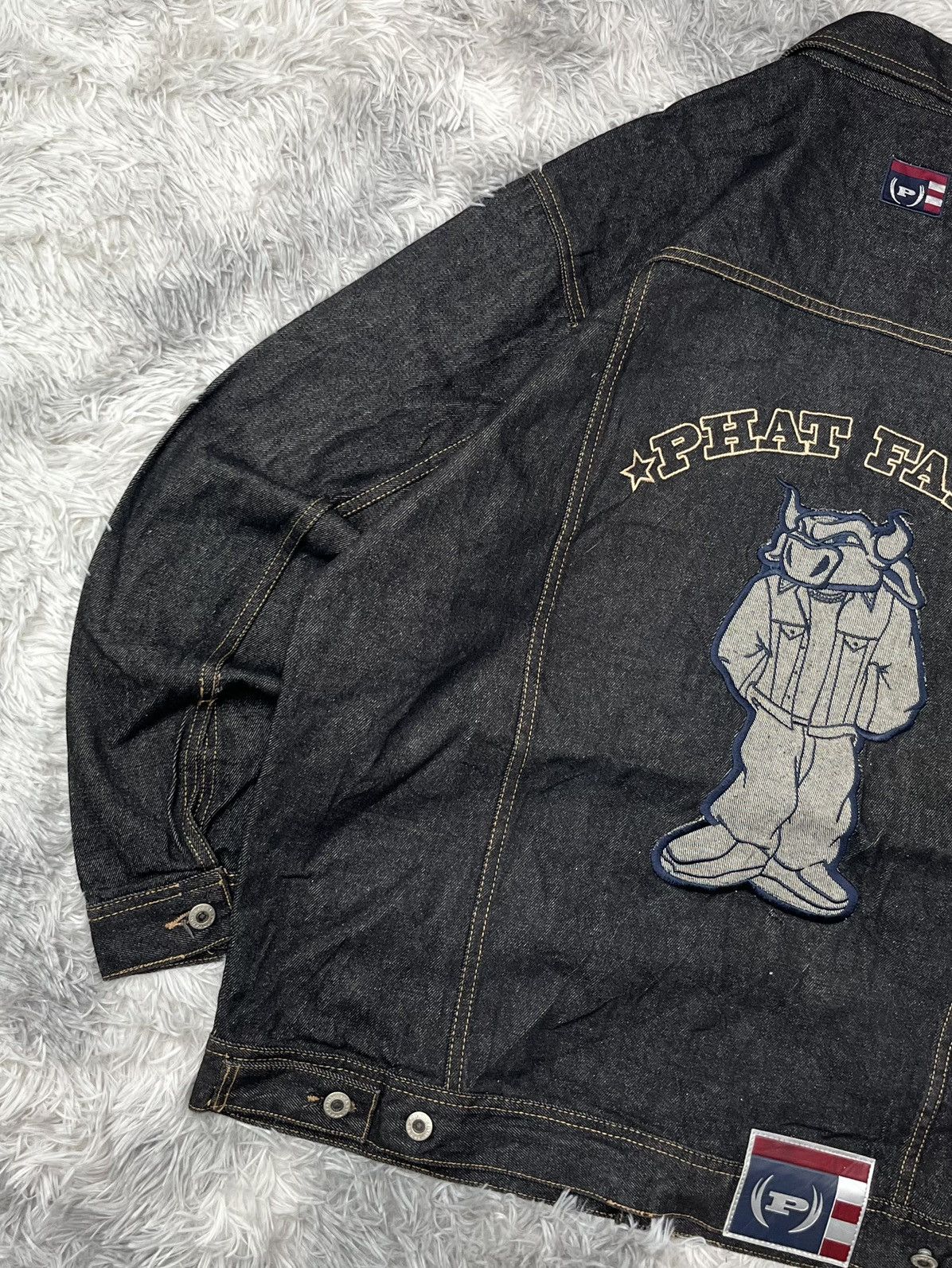 Phat Farm vintage Y2K,90s Phat Farm denim jacket Size US L / EU 52-54 / 3 - 10 Thumbnail
