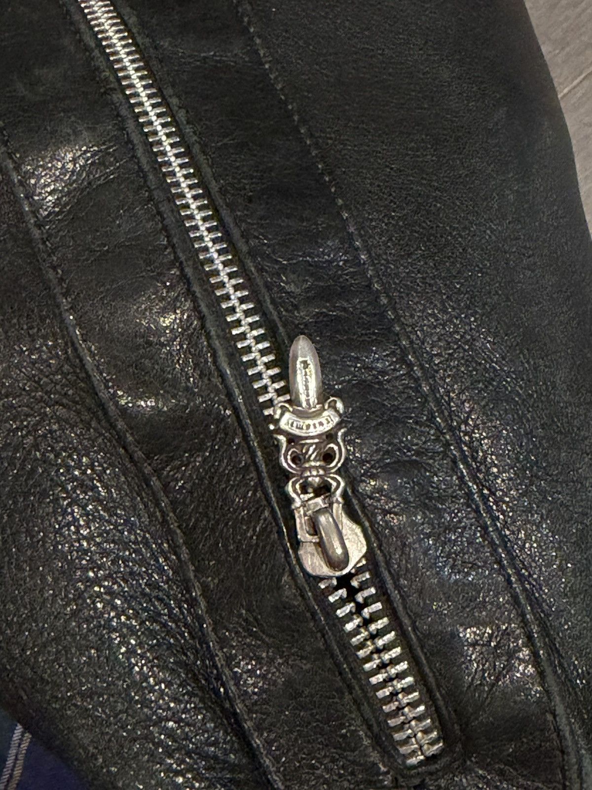 Chrome Hearts Chrome Hearrts 21 Patch Black Leather Bag Size ONE SIZE - 9 Thumbnail