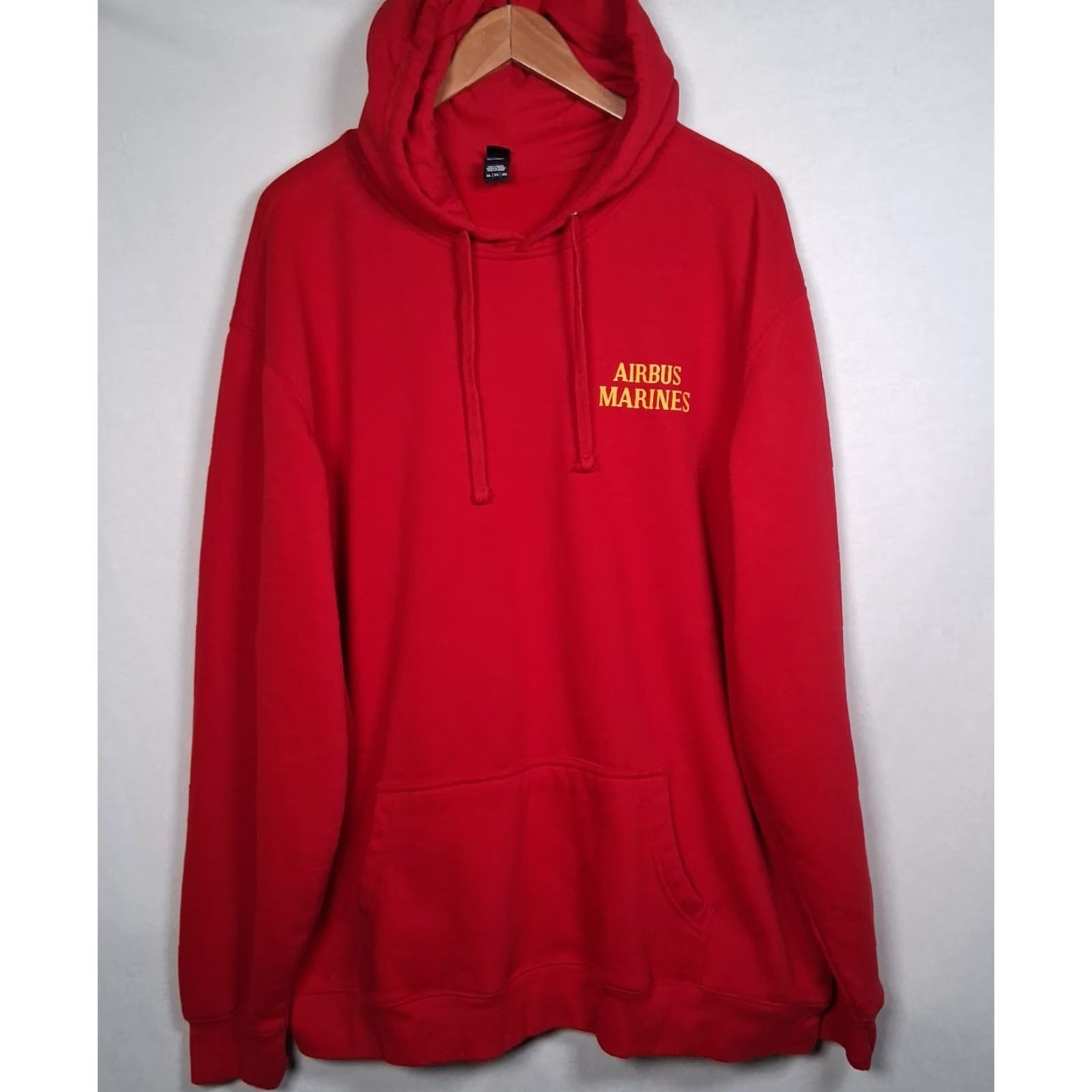 Vintage District USMC Hoodie Men 2XL Red Sweatshirt Aviation Marines United States Military Graphic Hooded Swetshirt V.I.T. Fleece Fall Spring Winter 2XL Mens Size US XXL / EU 58 / 5 - 2 Thumbnail