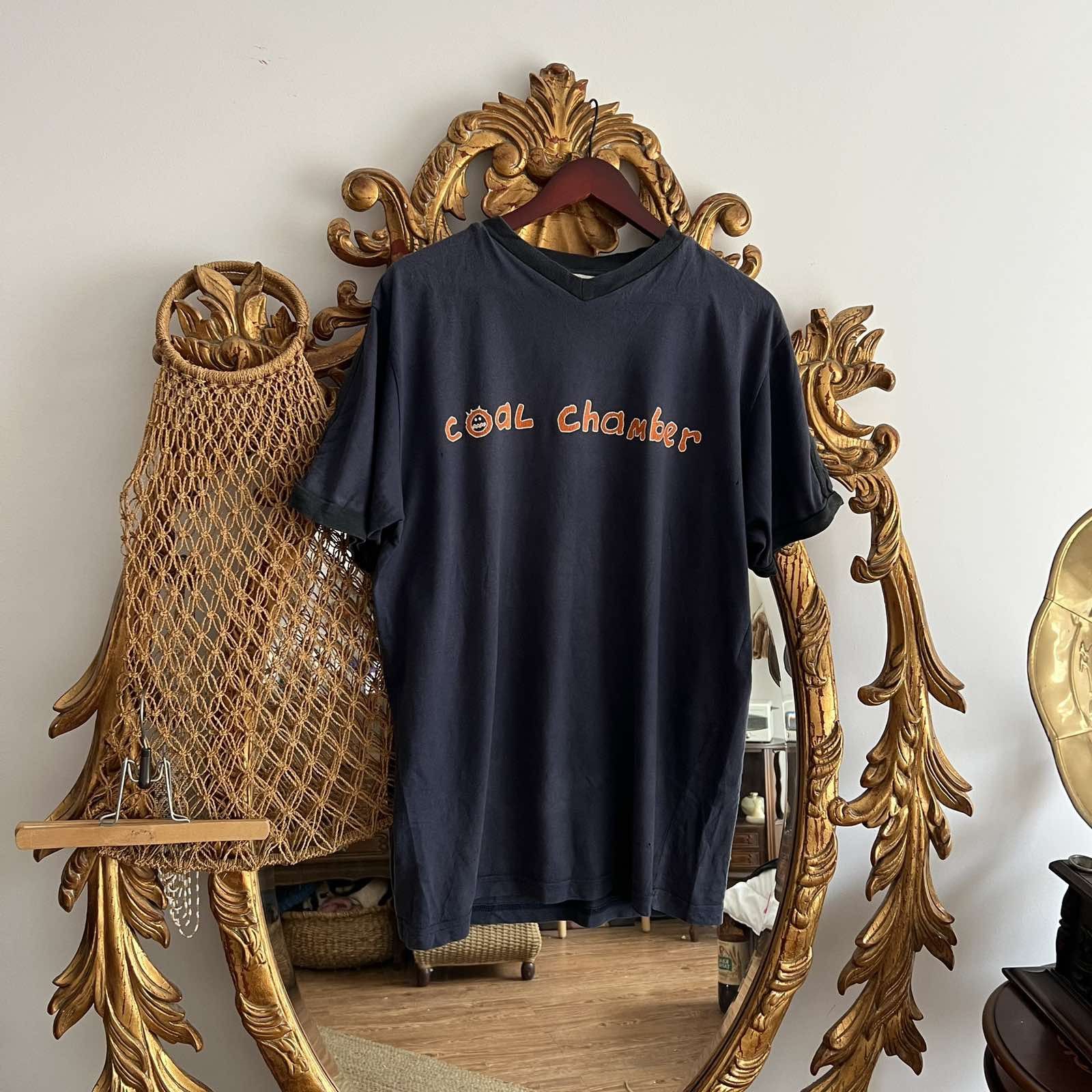Band Tees × Vintage Coal Chamber 98s Vintage Blue Grape Band Smiley Logo Tee Size US XL / EU 56 / 4 - 1 Thumbnail
