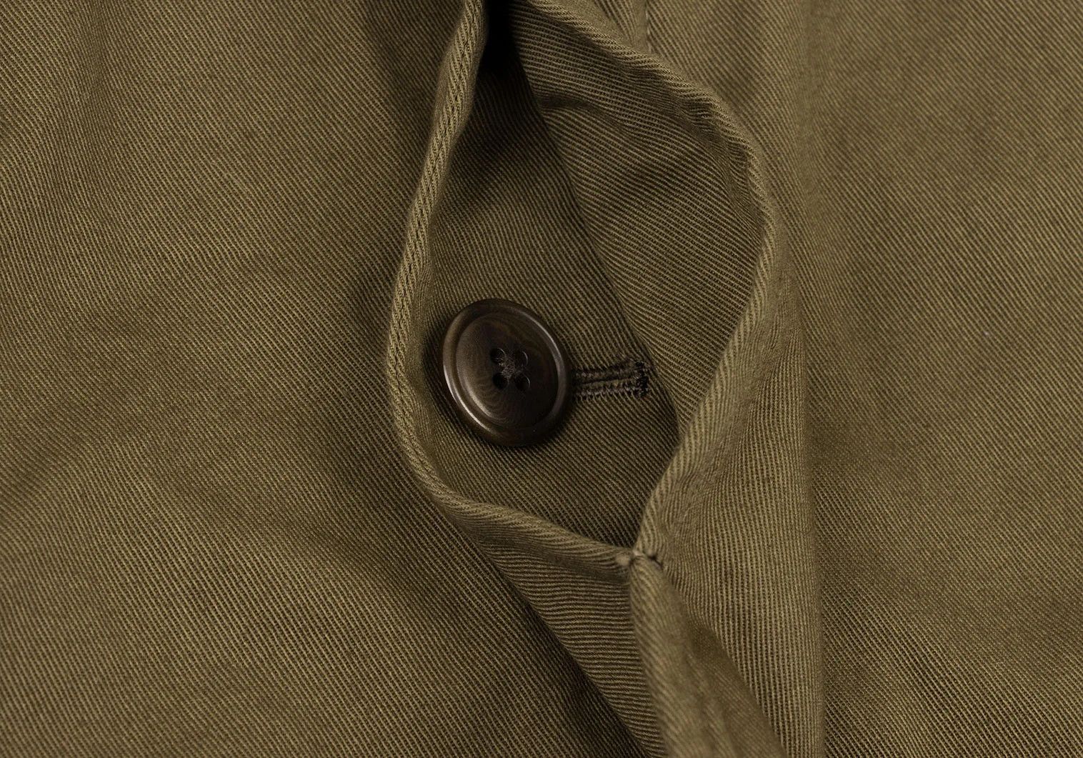 Yohji Yamamoto Yohji Yamamoto Hooded Coat in Khaki Size US M / EU 48-50 / 2 - 11 Thumbnail