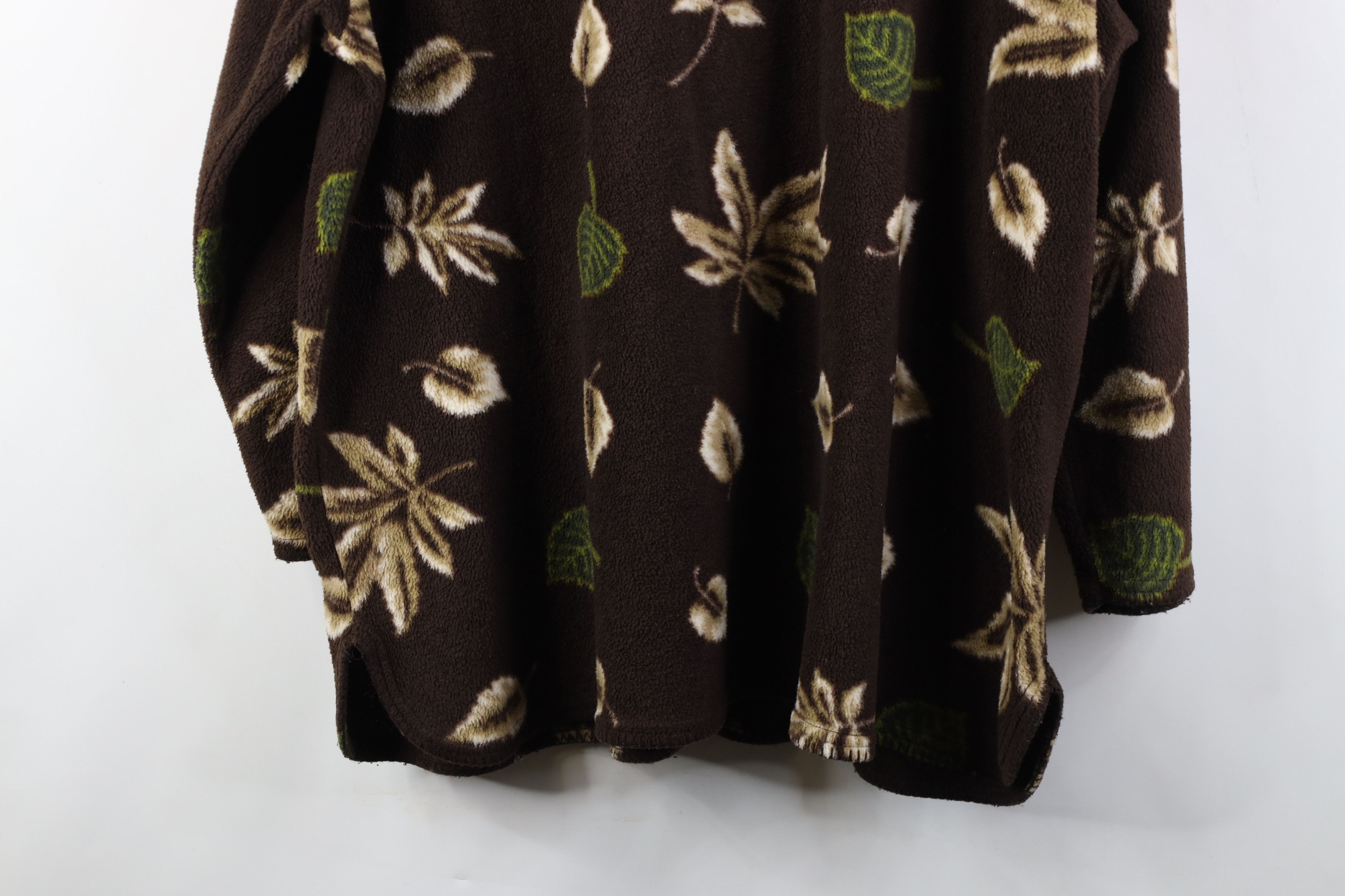 Vintage Vintage 90s Streetwear All Over Print Fleece Shirt Jacket Size 3XL / US 20-22 - 13 Thumbnail