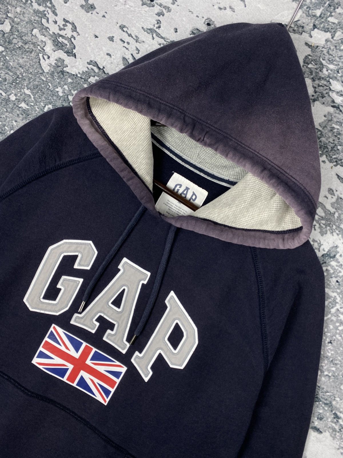 Gap Vintage GAP British Pull Over Hoodies Size US M / EU 48-50 / 2 - 2 Thumbnail