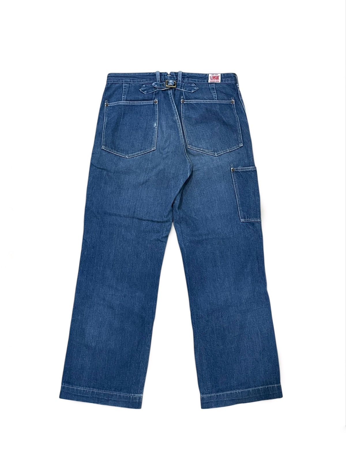 *A VONTADE *A Vontade Buckle Backs Denim Work Pants Kapital Style Size US 32 / EU 48 - 1 Thumbnail