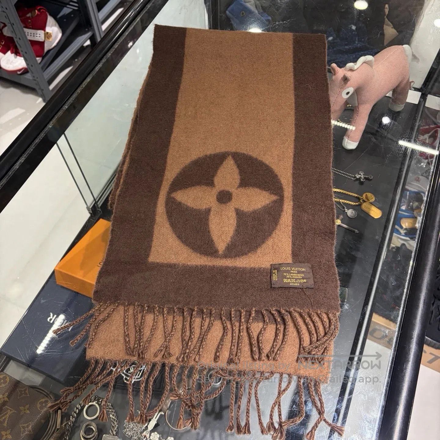 Louis Vuitton Louis Vuitton Cardiff Logo Wool Scarf. Size ONE SIZE - 2 Thumbnail