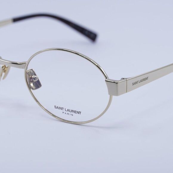 Saint Laurent Paris 🕶️ New Saint Laurent SL692 OPT 002 Eyeglasses - Gold Frame Size ONE SIZE - 11 Thumbnail