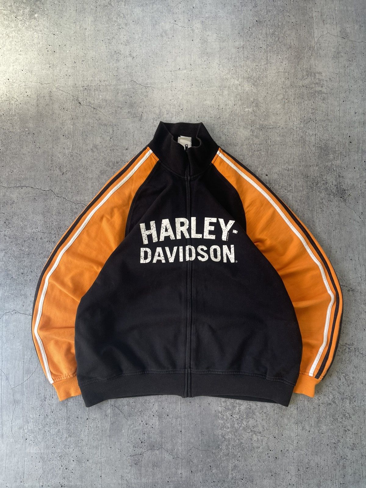 Harley Davidson × Vintage 2008s Harley Davidson Zip Up Hoodie Size US XL / EU 56 / 4 - 1 Thumbnail