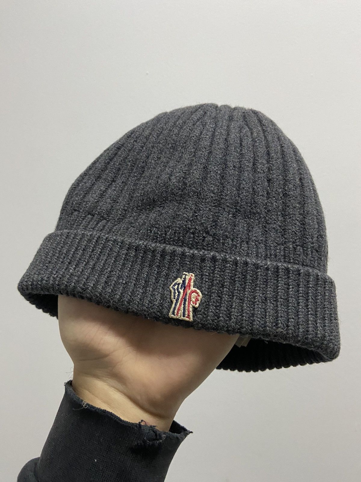 Moncler × Moncler Grenoble × Vintage Moncler Grenoble knitted beanie hat logo vintage Size ONE SIZE - 3 Thumbnail