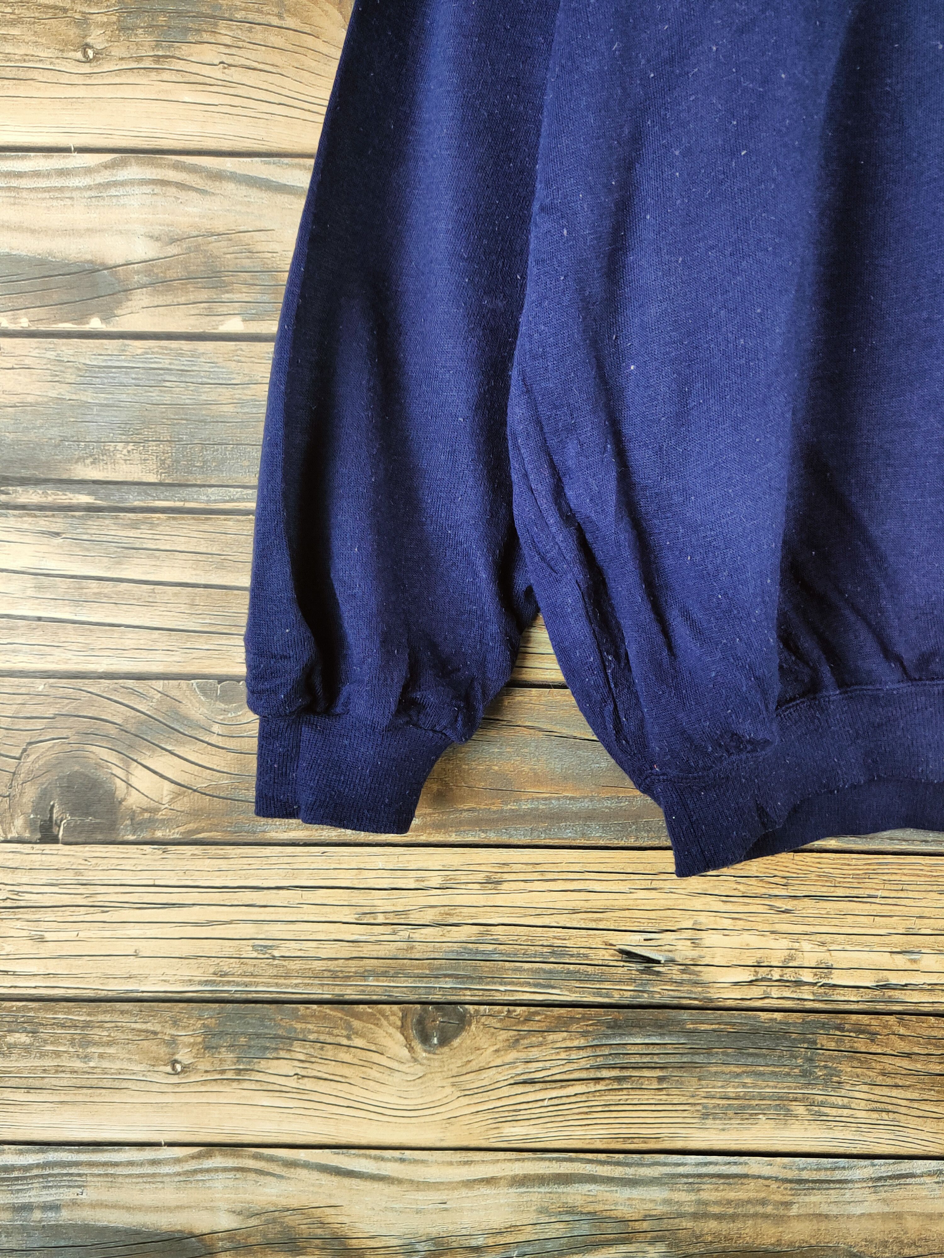Japanese Brand Vintage Stuff 🔥 Night Wear Navy Sweatshirts Size US M / EU 48-50 / 2 - 4 Thumbnail