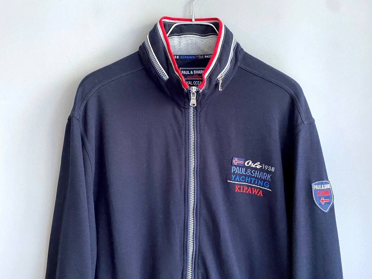 Paul & Shark Paul Shark Yachting Royal Ocean Men's Zip Track Jacket, XL Size US XL / EU 56 / 4 - 3 Thumbnail
