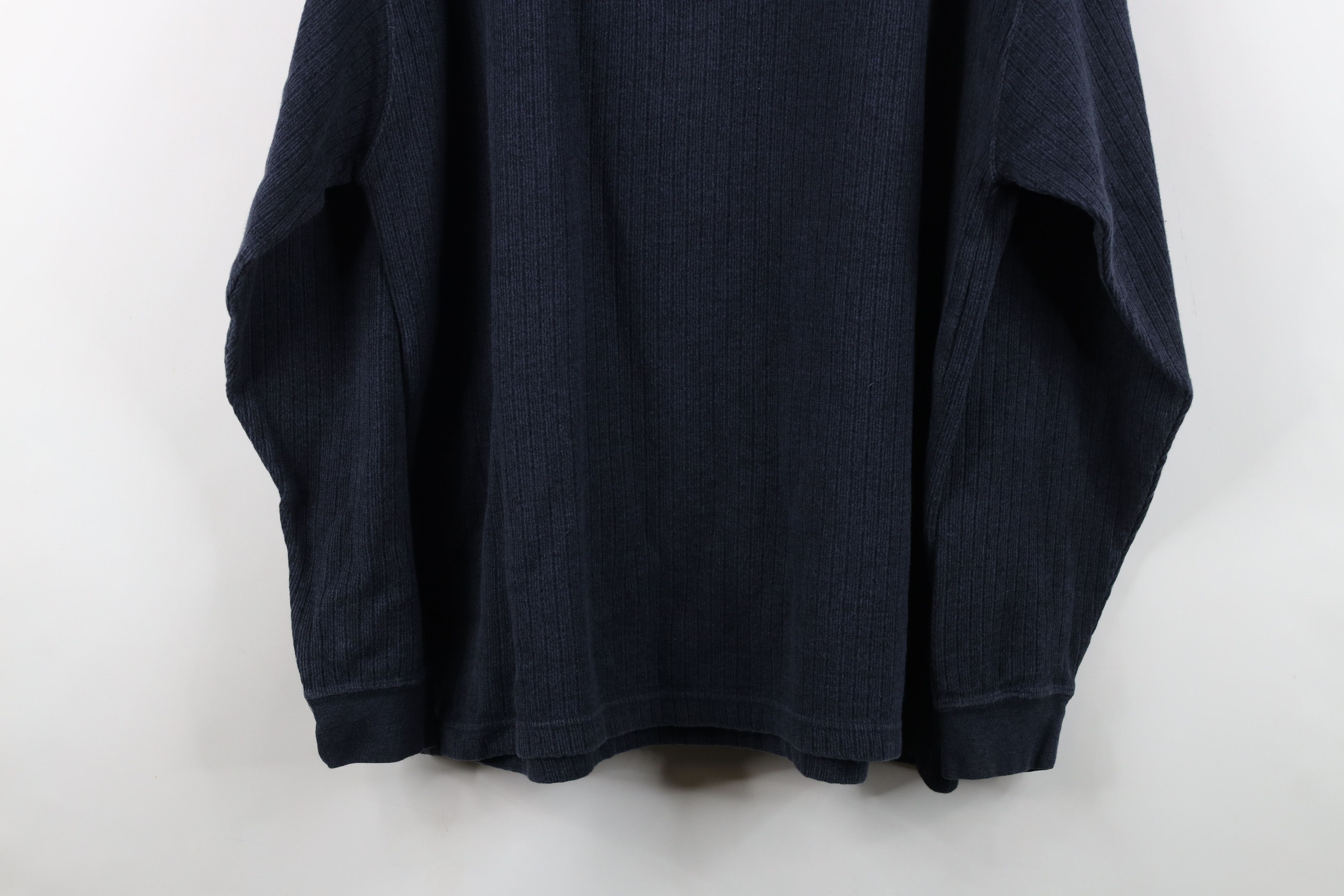 Vintage Vintage 90s Streetwear Heavyweight Knit Long Sleeve T-Shirt Size US XXL / EU 58 / 5 - 9 Thumbnail