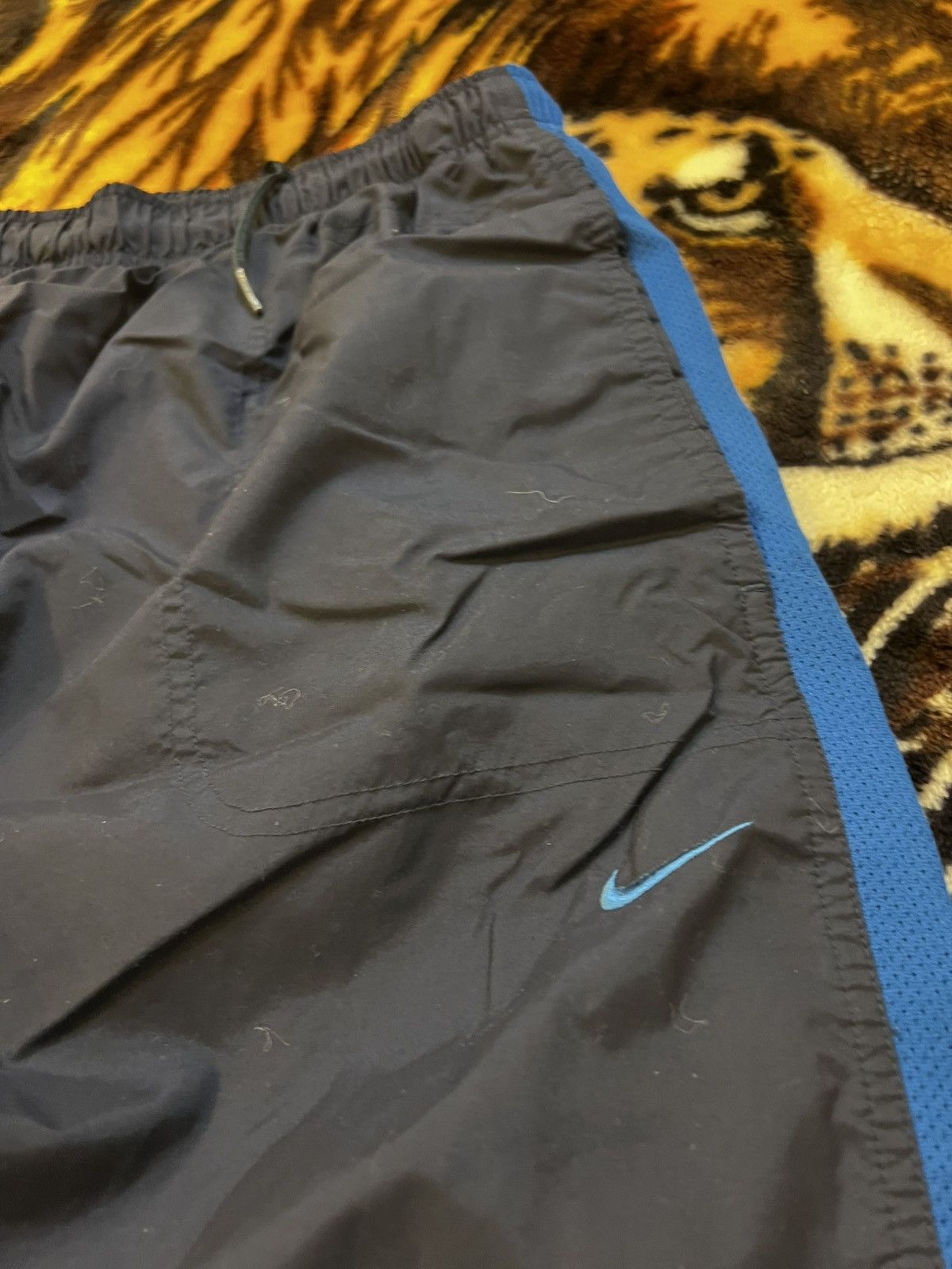 Nike × Vintage Y2K NIKE Spell-Out Embroidered Track-Pants Size US 34 / EU 50 - 6 Thumbnail