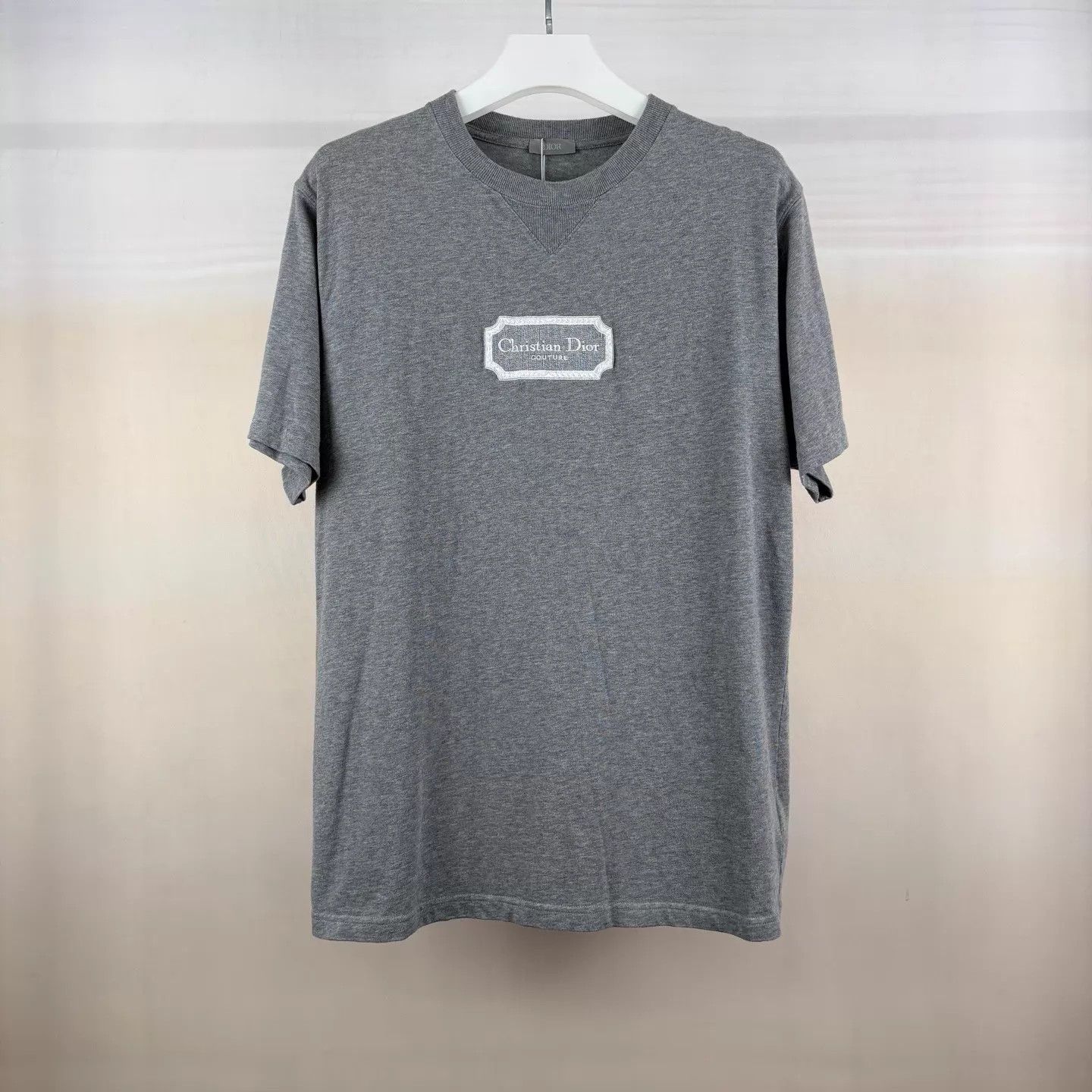 Dior Dior Embroidered Logo 100% Cotton T-Shirt S (Italian) Size US S / EU 44-46 / 1 - 1 Thumbnail