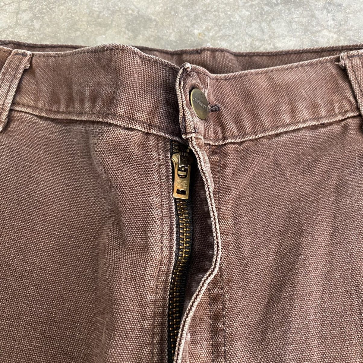 Carhartt Vintage Carhartt Faded Brown Carpenter Workwear Pants Size US 38 / EU 54 - 12 Thumbnail