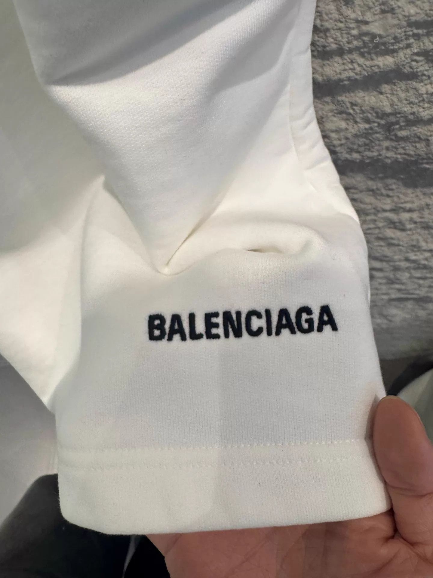 Balenciaga White Casual Shorts with Elastic Waist Size US 32 / EU 48 - 2 Thumbnail