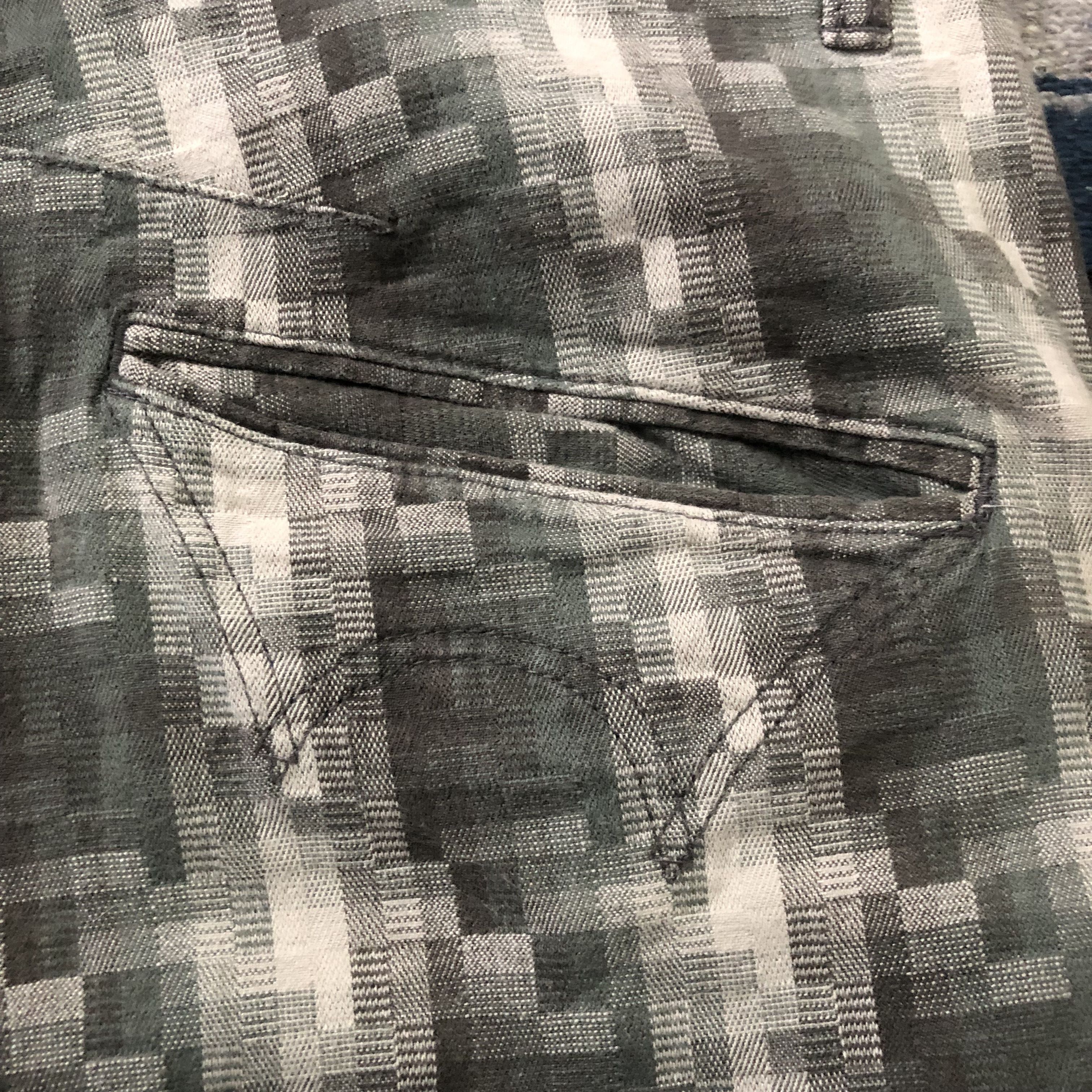 Edwin EDWIN 505 K checked cotton chino plaid pants Size US 33 - 6 Thumbnail
