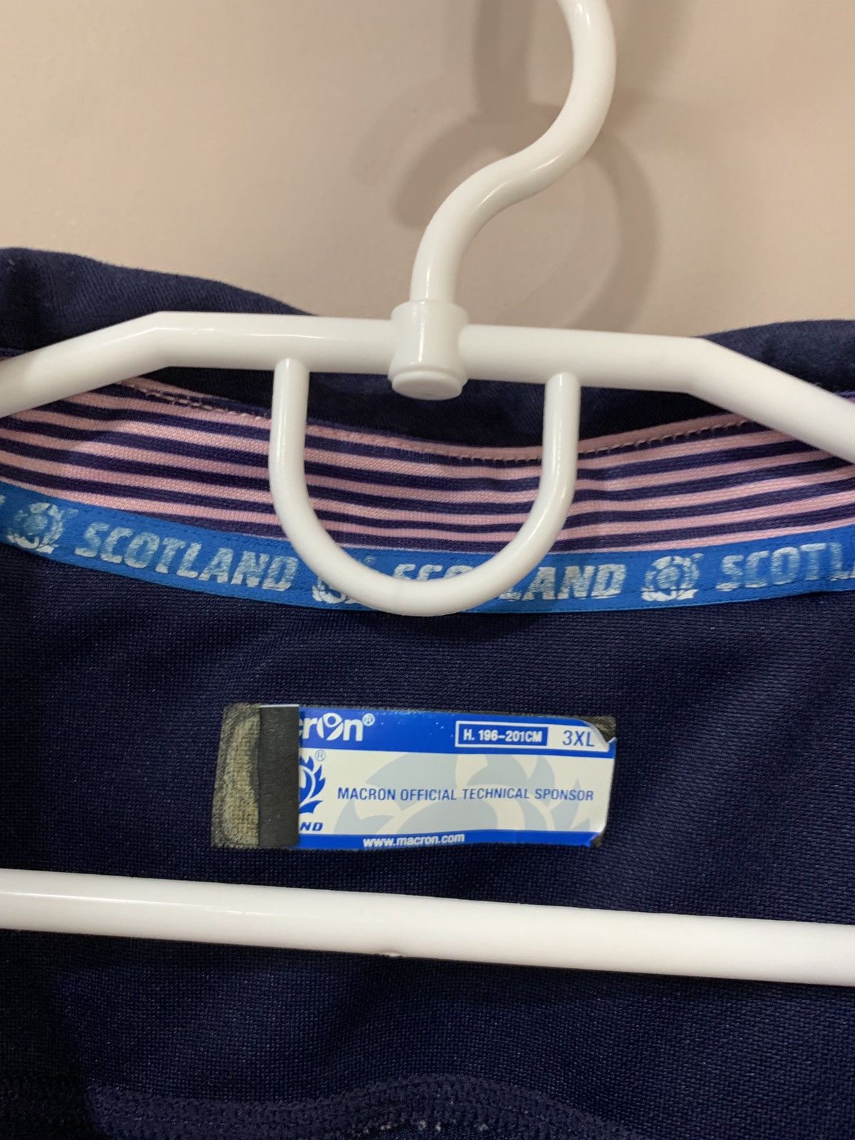 Macron Scotland Home Rugby Union Shirt Macron Soccer Size XXL Size US XXL / EU 58 / 5 - 7 Thumbnail