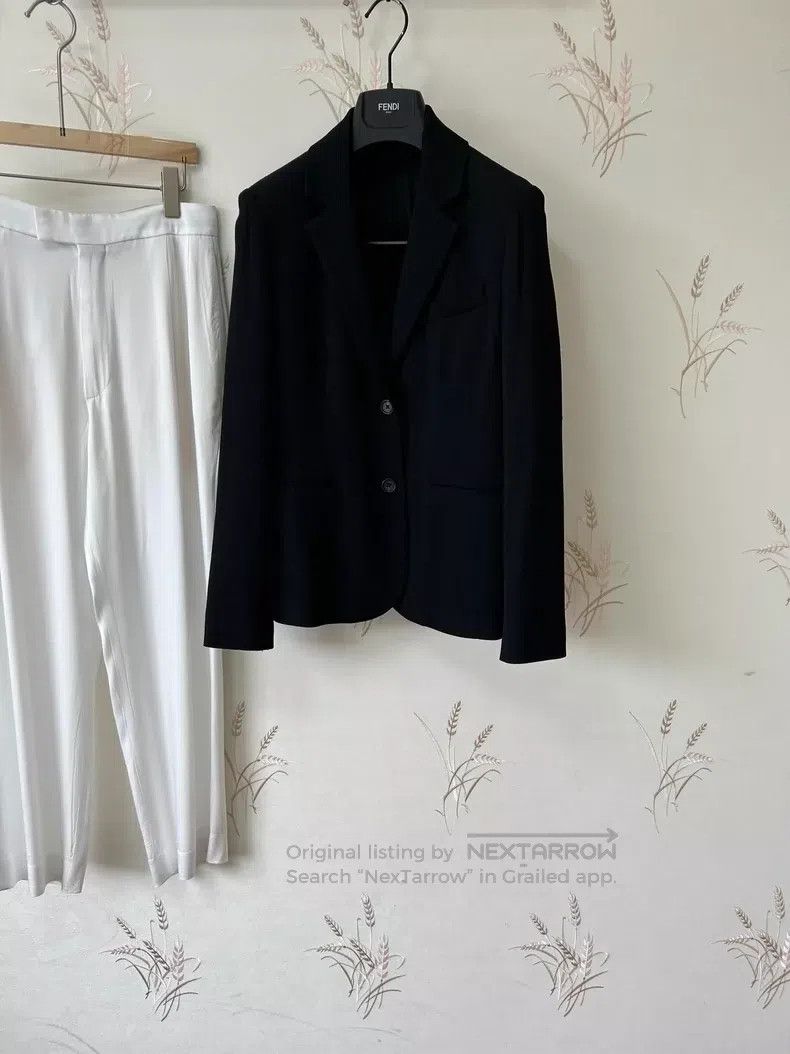 The Row The Row Black wool blazer Size S / US 4 / IT 40 - 1 Thumbnail