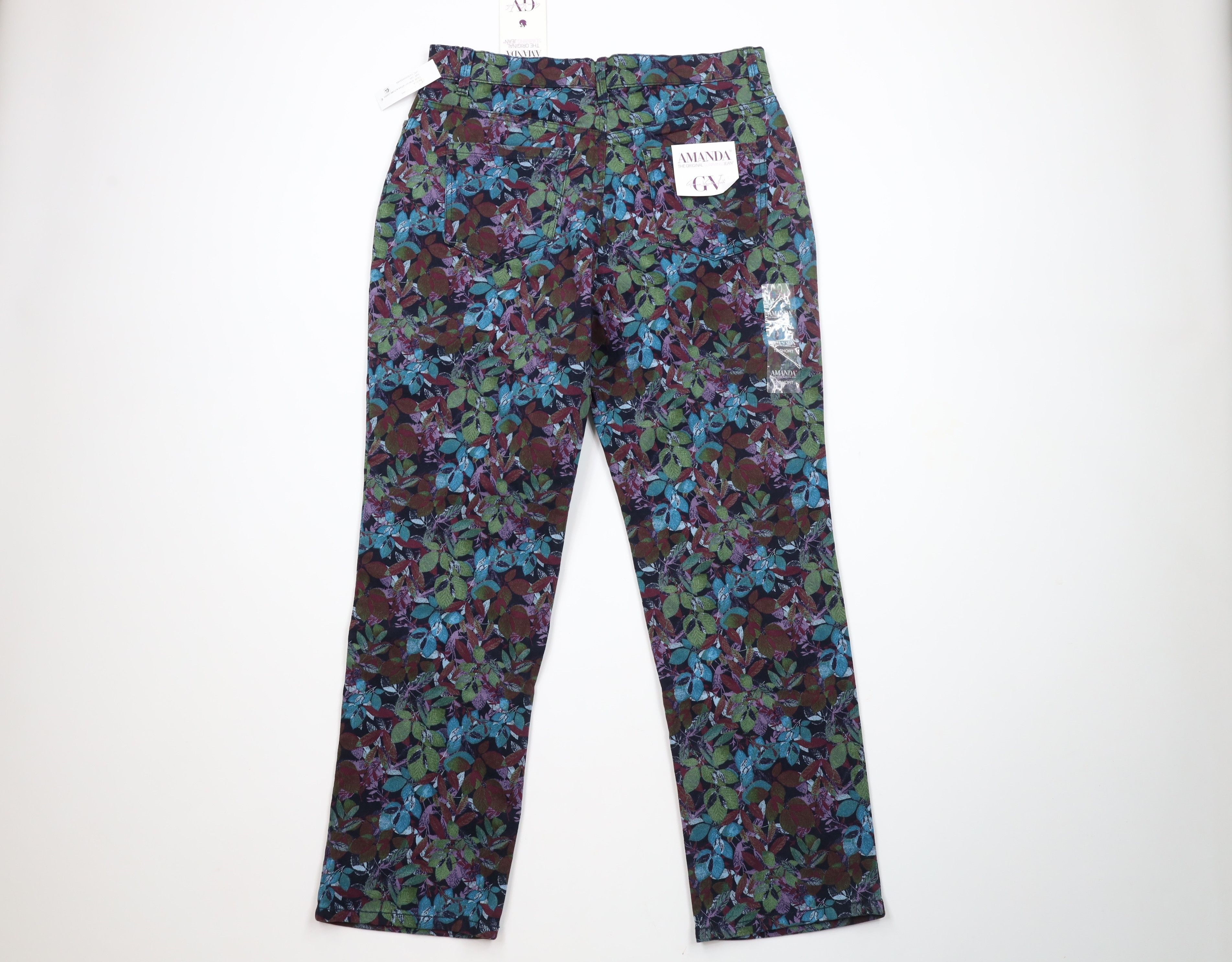 Vintage Deadstock Vintage Y2K 90s Streetwear Flower Denim Jeans Size 34" / US 12 / IT 48 - 7 Thumbnail