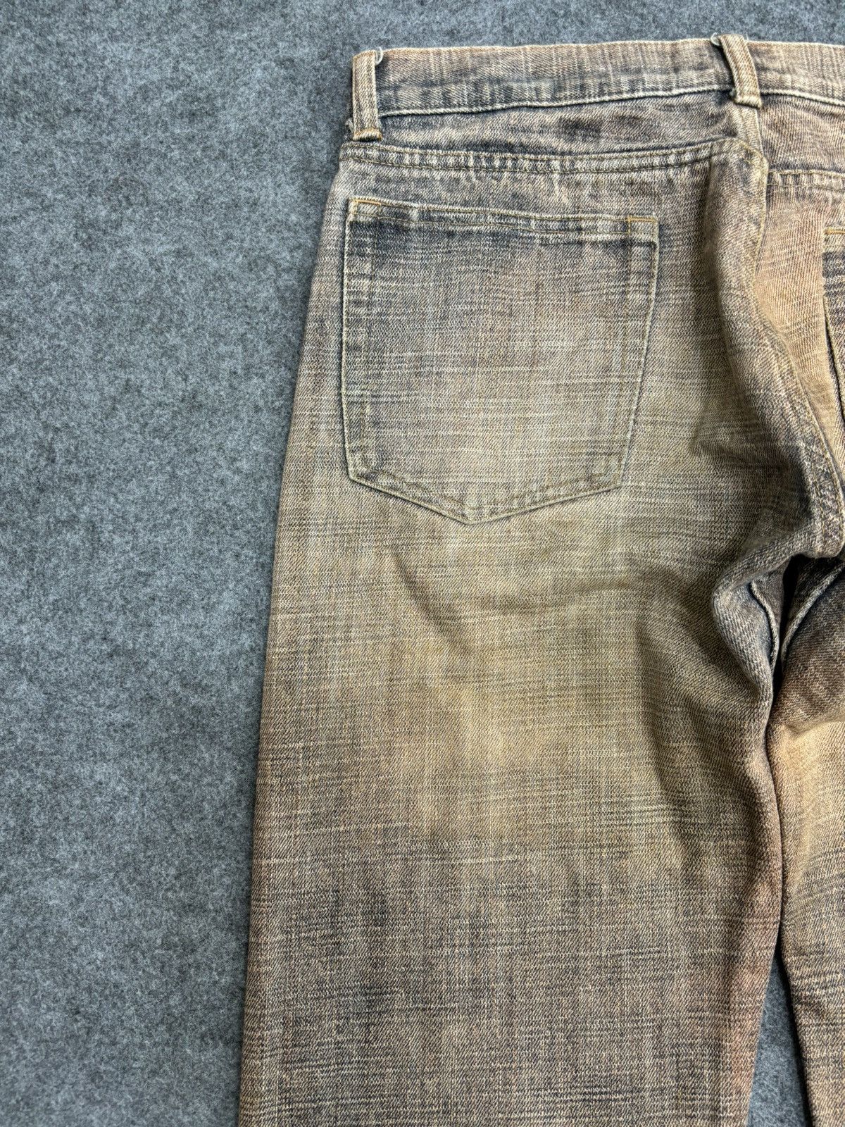 Japanese Brand 💥Insane 90s Flare💥+8 securacid Flare Acid Wash Denim F504 Size US 31 - 12 Thumbnail