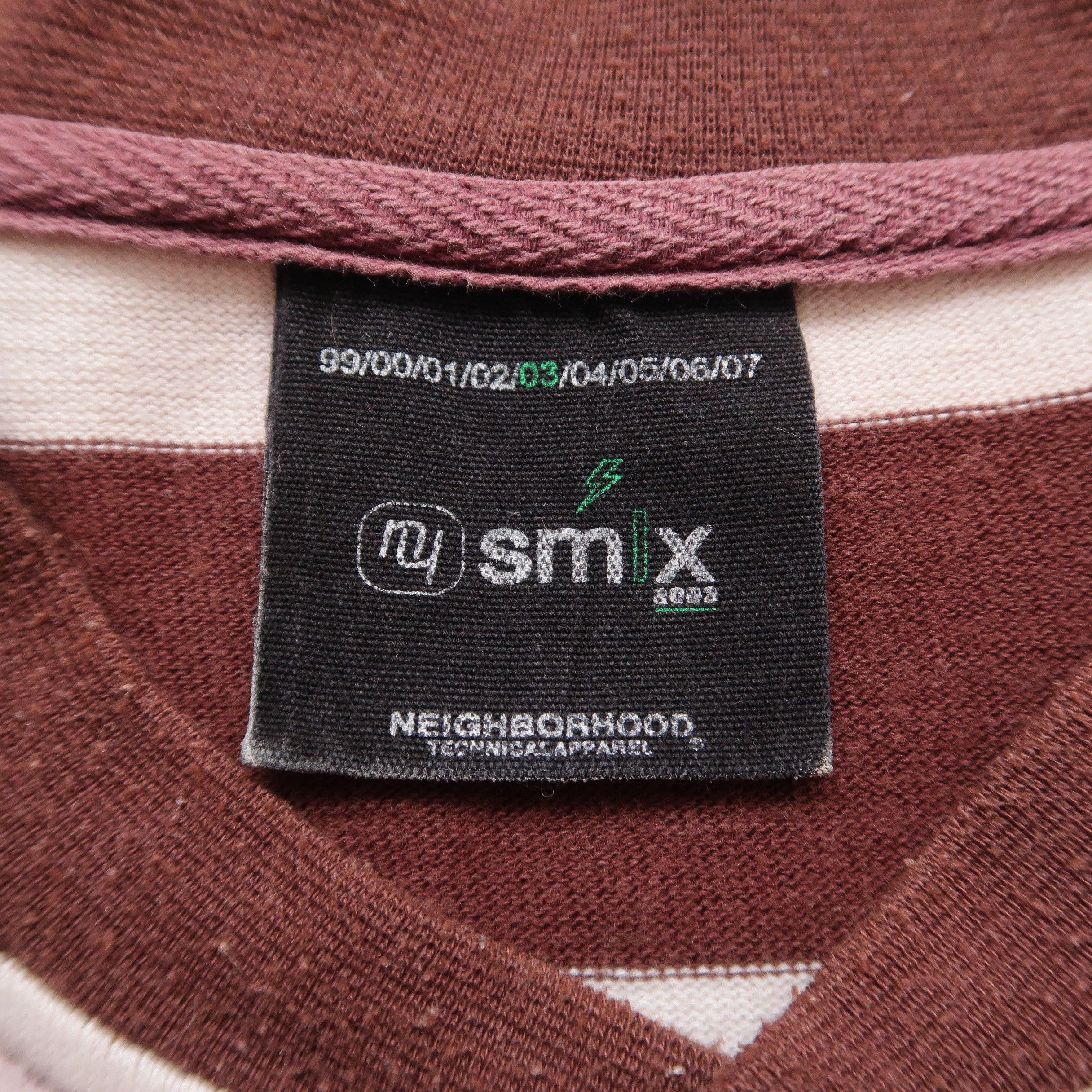 Neighborhood AW03 Neighborhood Jacquard Rugby Long Sleeve T-Shirt Size US L / EU 52-54 / 3 - 4 Thumbnail