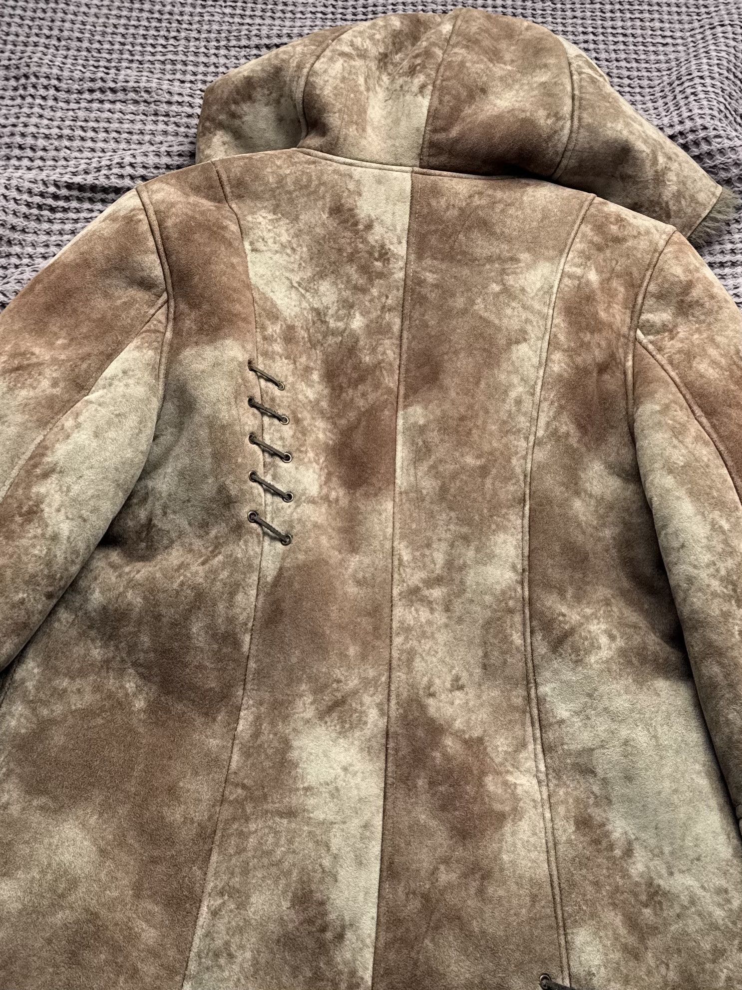 Vintage Vintage Faux Shearling Faux Fur Hooded Winter Long Coat Size L / US 10 / IT 46 - 10 Thumbnail