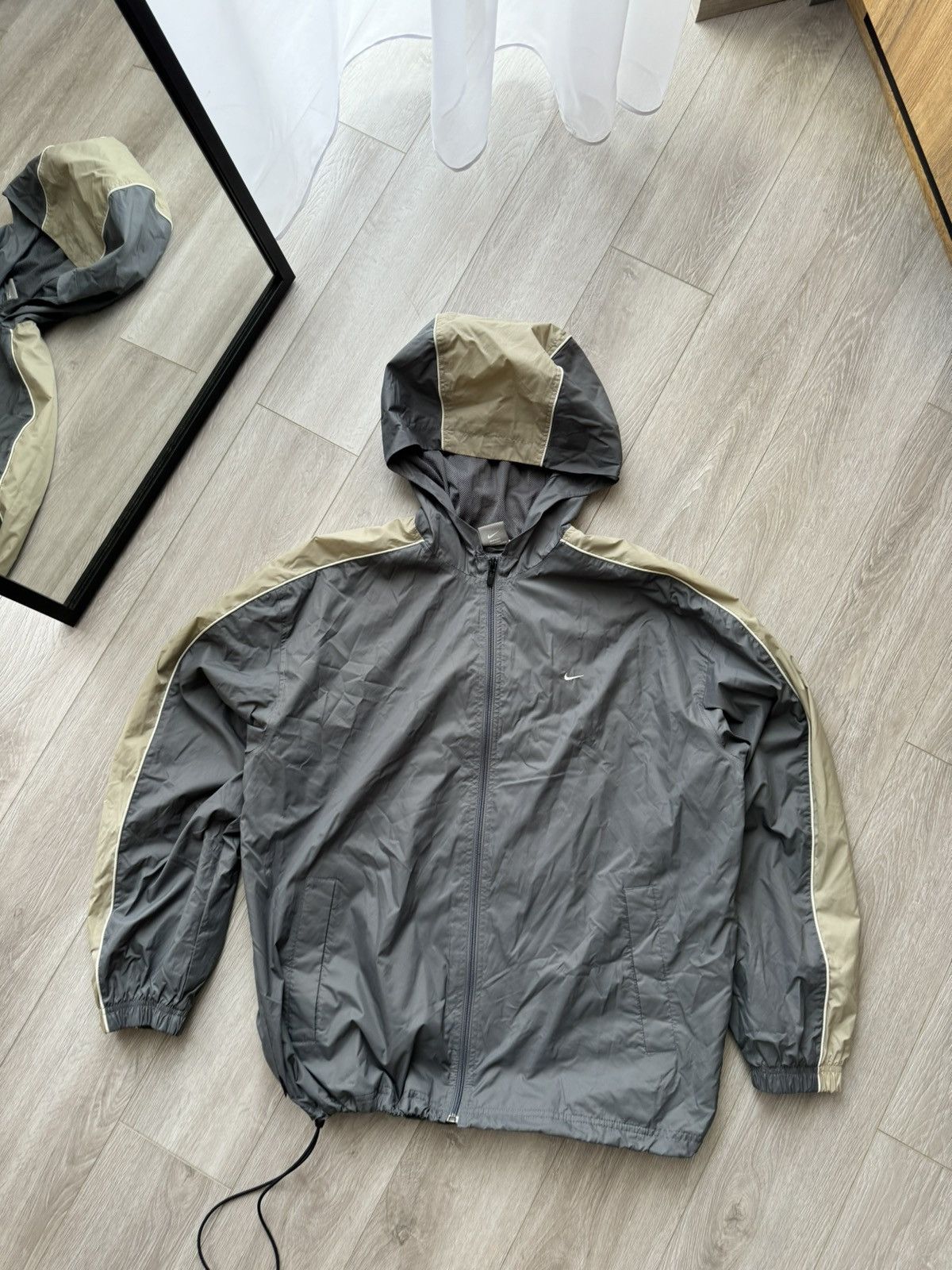 Nike × Vintage Vintage Y2K Nike Swoosh Rare Space Light Jacket Size US L / EU 52-54 / 3 - 1 Thumbnail