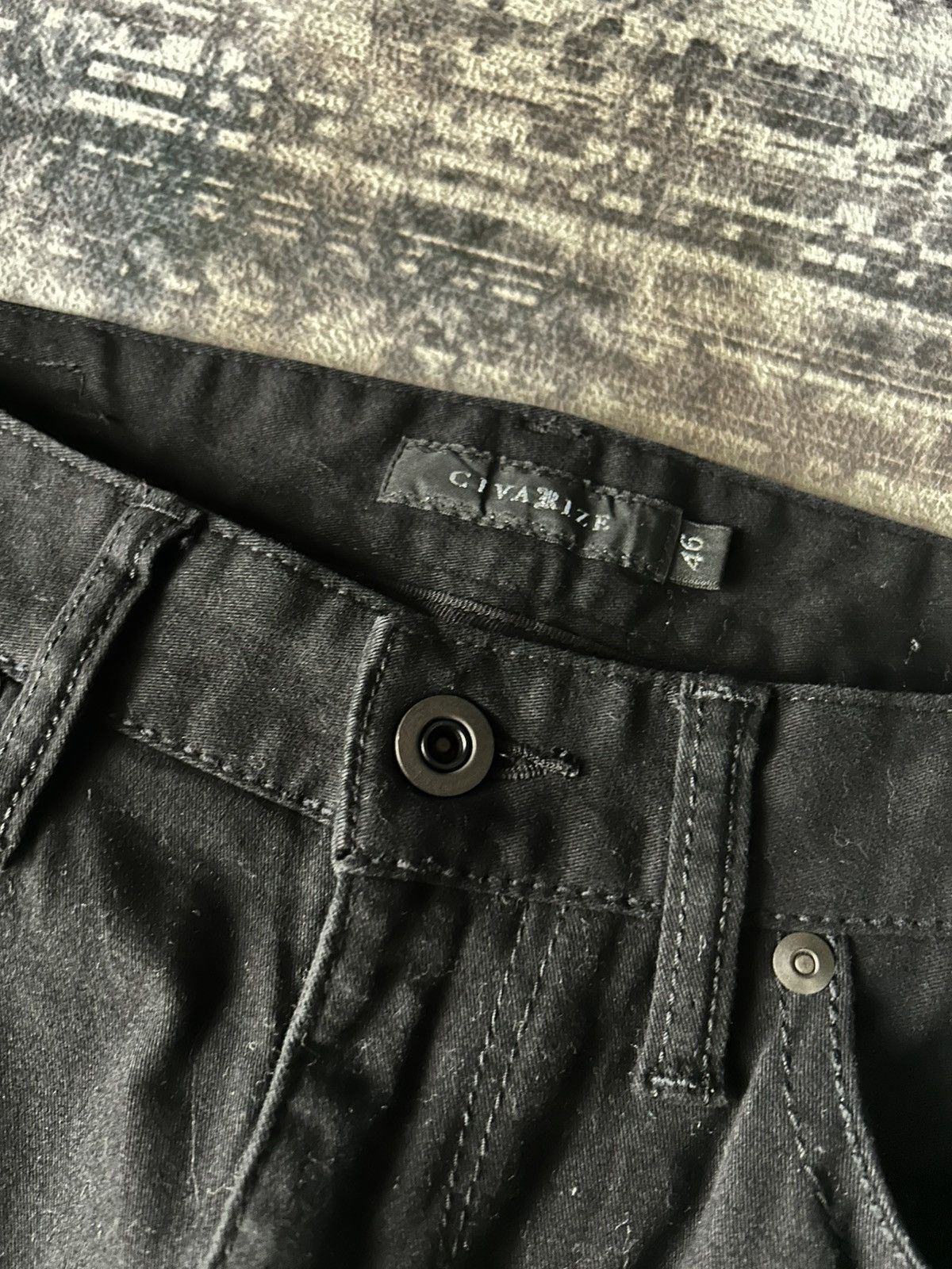 Tornado Mart Civarize Black Punk Jeans Size US 30 / EU 46 - 5 Thumbnail