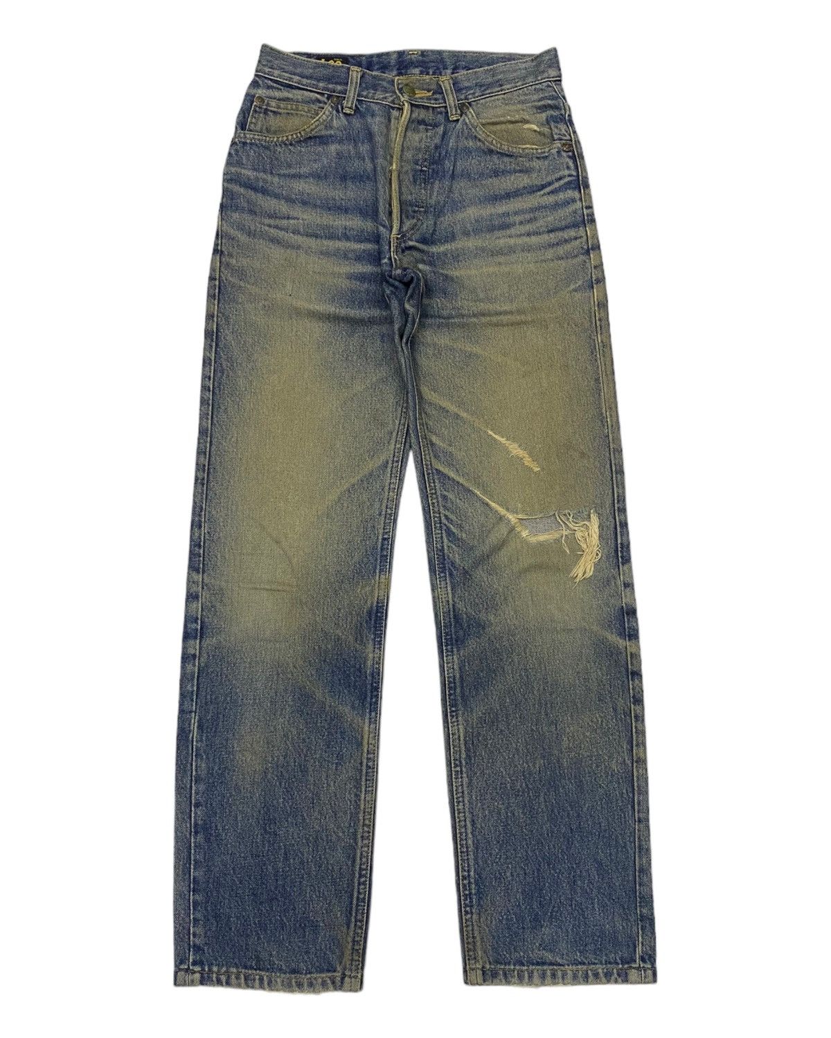 Lee VINTAGE LEE RIDERS SCOVILL SANFORIZED DISTRESSED DENIM JEANS Size US 28 / EU 44 - 1 Thumbnail