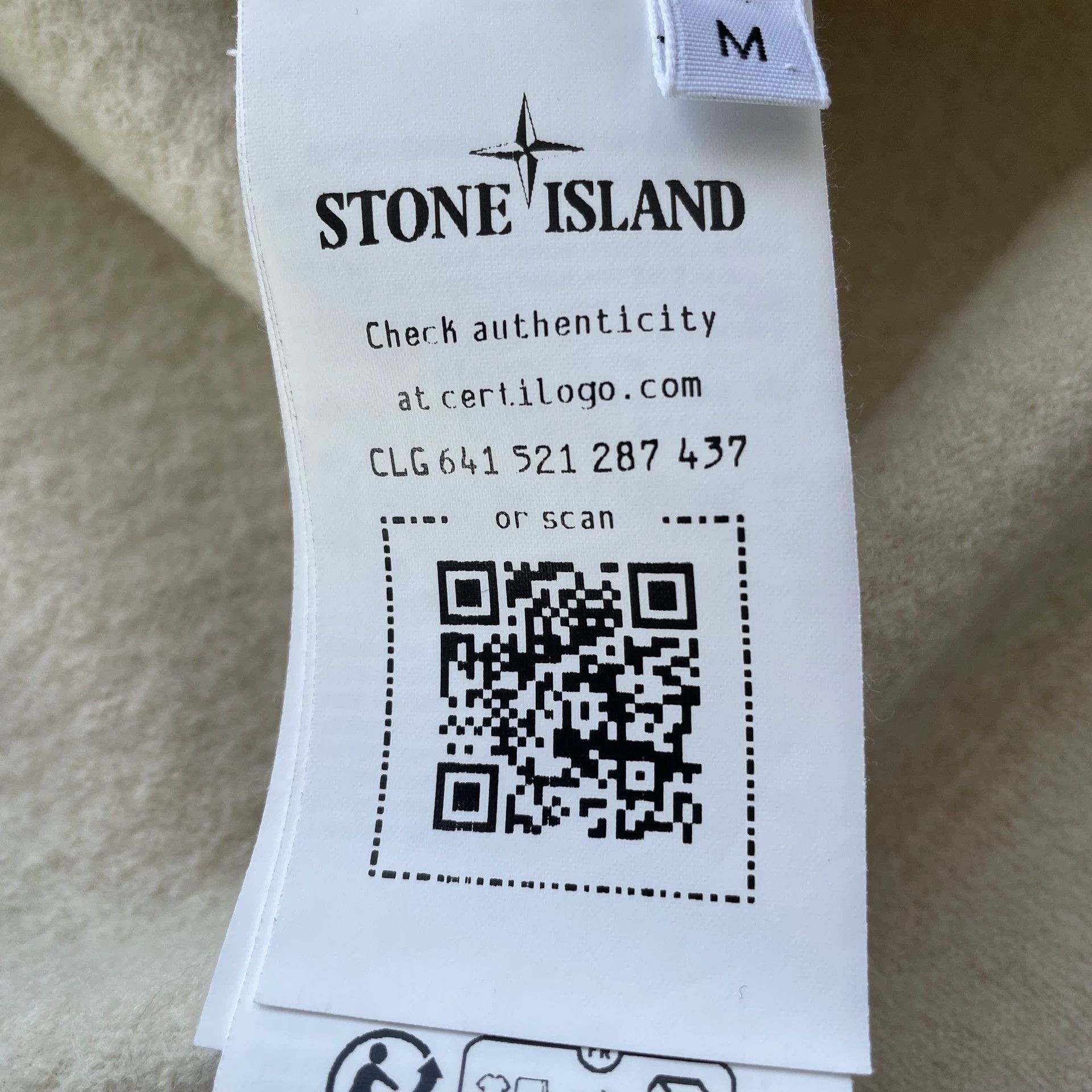 Stone Island STONE ISLAND solid crewneck ls wool sweatshirt ivory M 98 Size M / US 6-8 / IT 42-44 - 7 Thumbnail