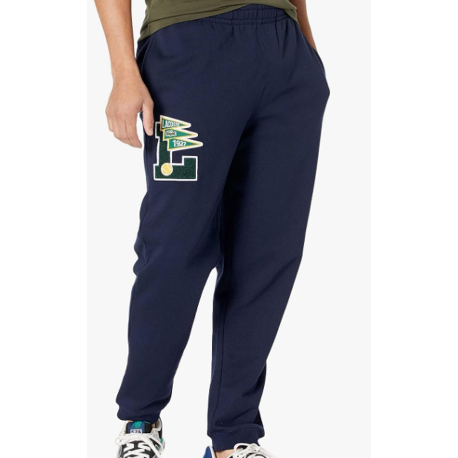 Lacoste Lacoste Men's Varsity L Joggers Sweatpants Navy Blue XXL Size US 36 / EU 52 - 1 Thumbnail