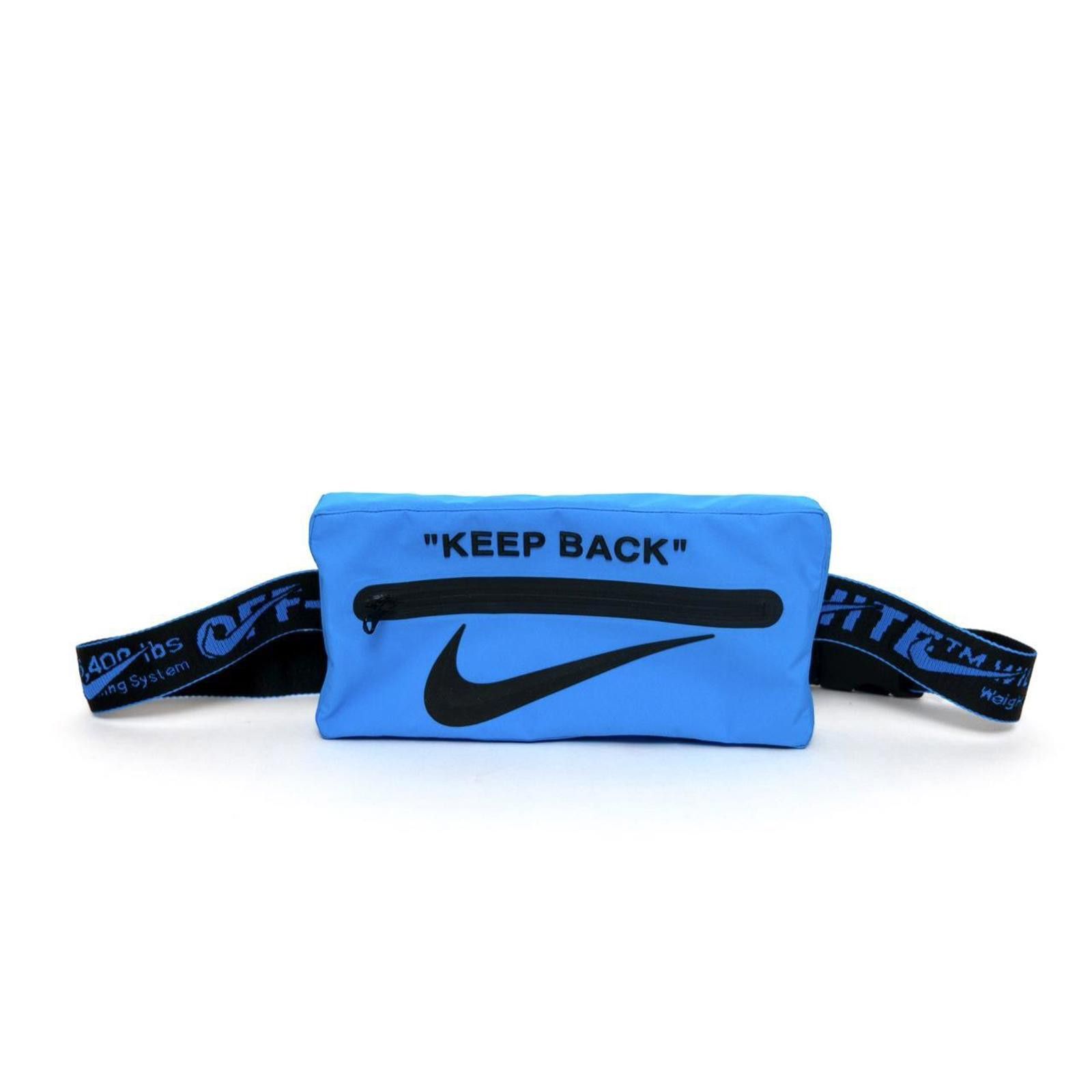 Nike Nike x Off-White KEEP BACK Fanny Pack Blue Logo Strap Size ONE SIZE - 2 Thumbnail