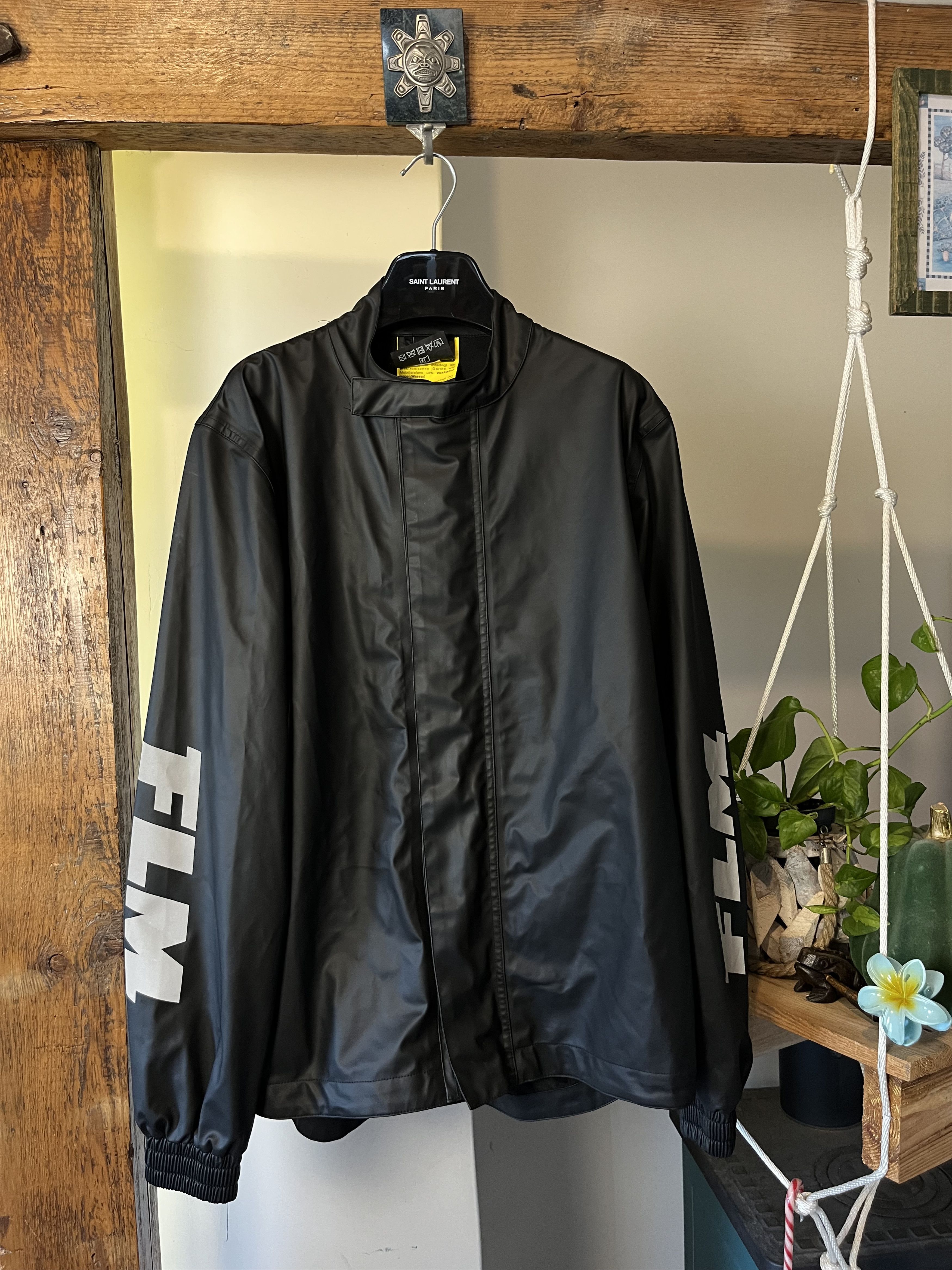 Vintage Vintage Racing Jacket FLM Reflective Rain Size US L / EU 52-54 / 3 - 2 Thumbnail