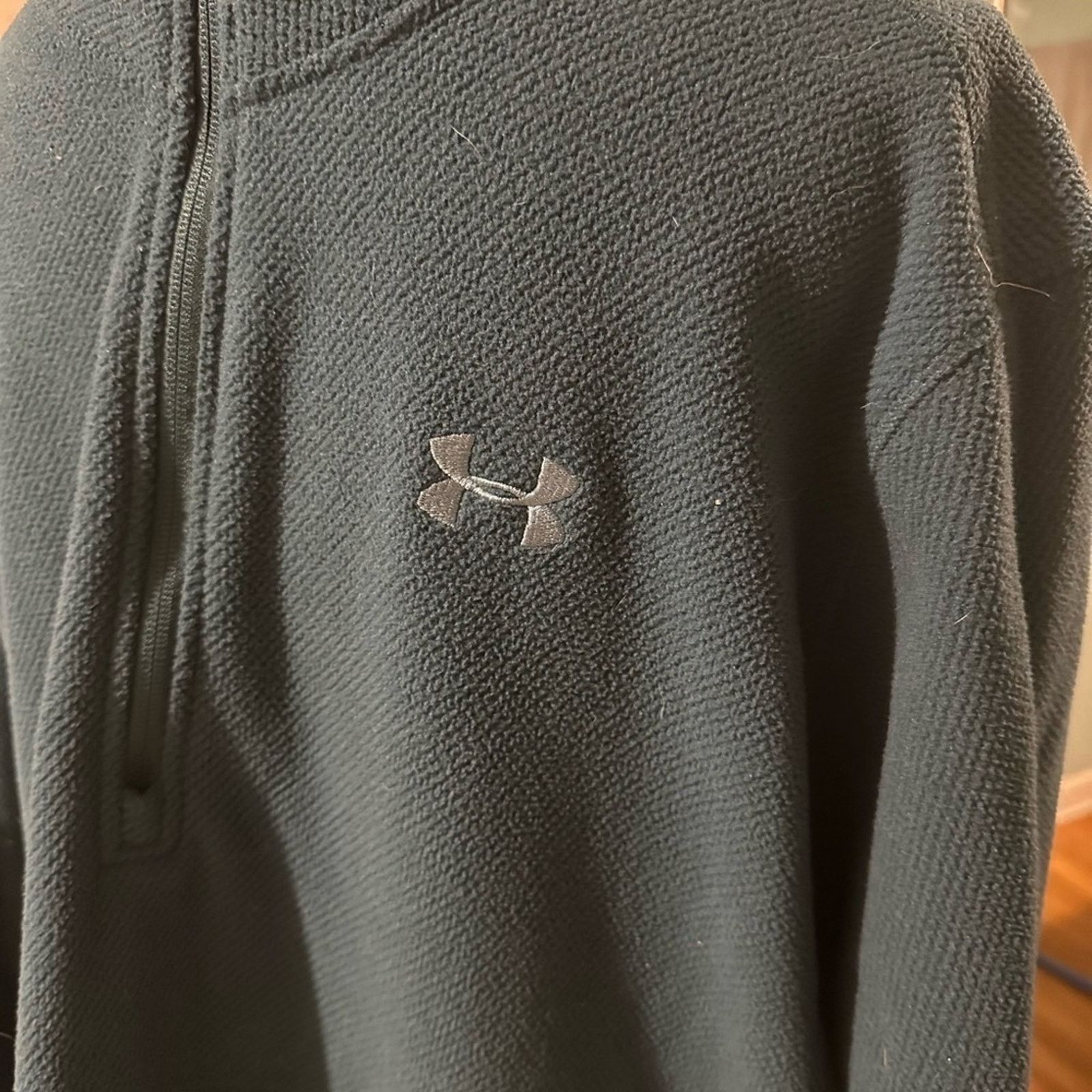 Under Armour Under Armour Turquoise Half Zip Fleece Sweater Size US XXL / EU 58 / 5 - 4 Thumbnail