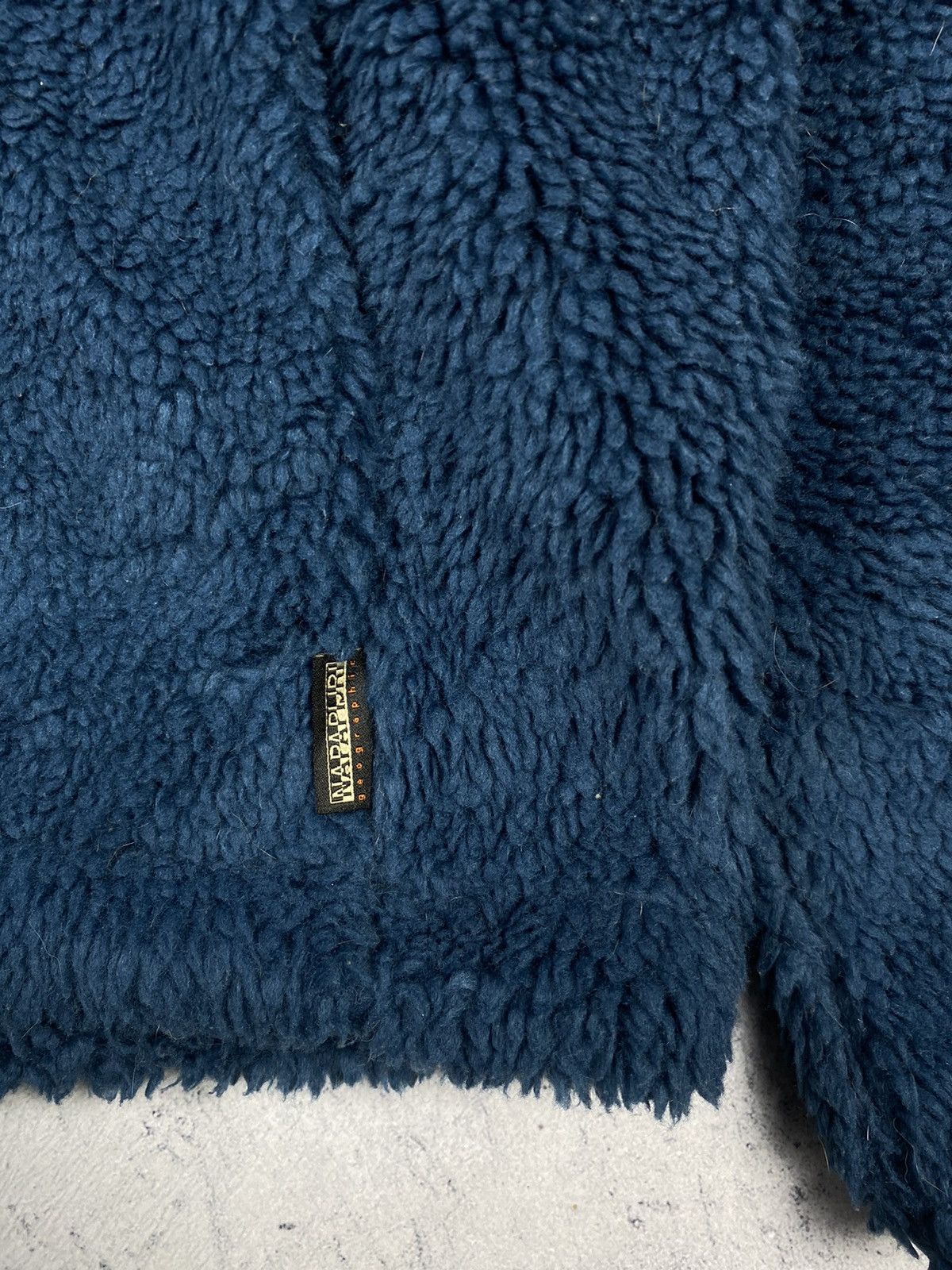 Napapijri Napapijri Patch Curly Sherpa Synchilla Fleece Hoodie Anorak Size US XS / EU 42 / 0 - 9 Thumbnail