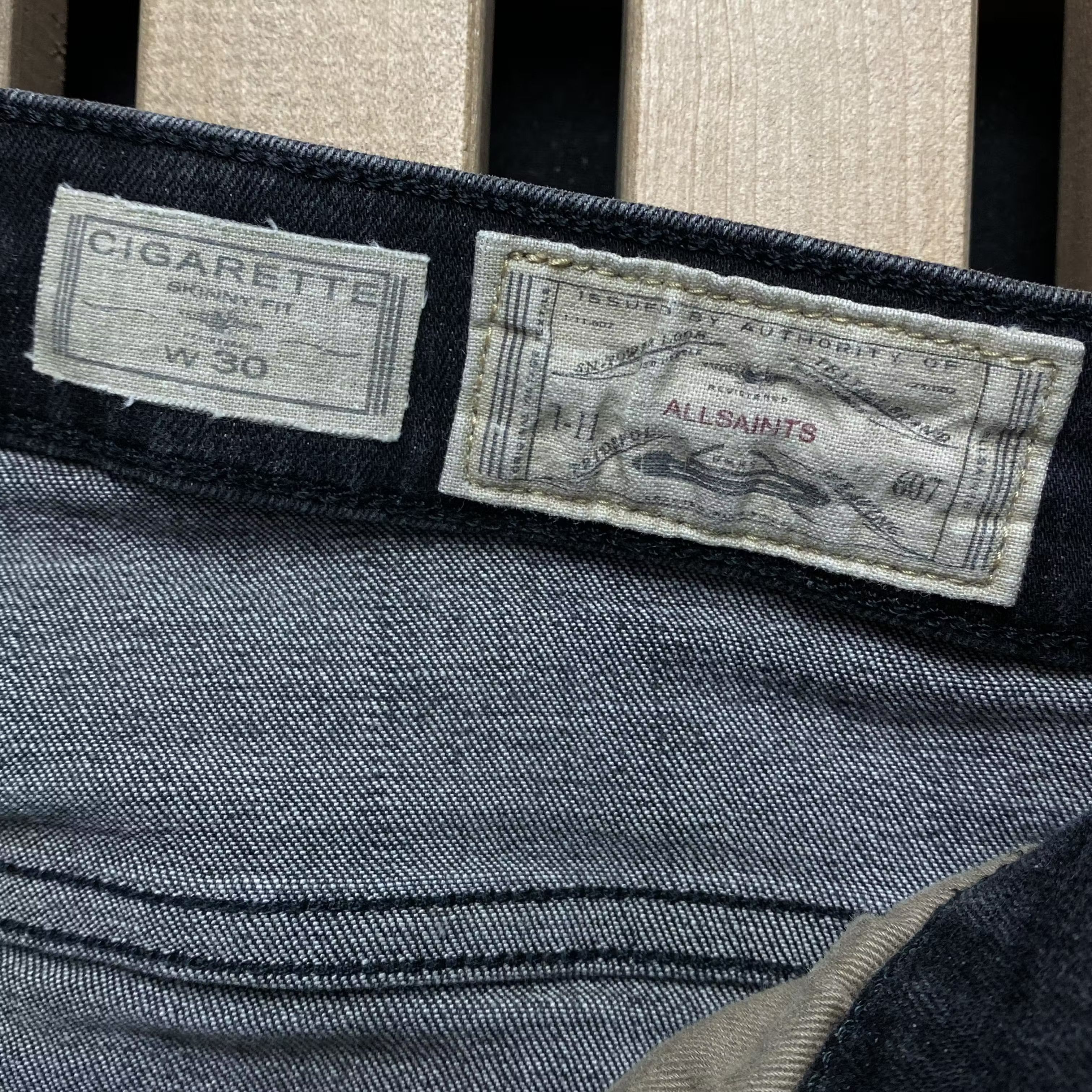 Allsaints Mens Denim Jeans Pants Allsaints Skinny Size 30 Size US 30 / EU 46 - 6 Thumbnail