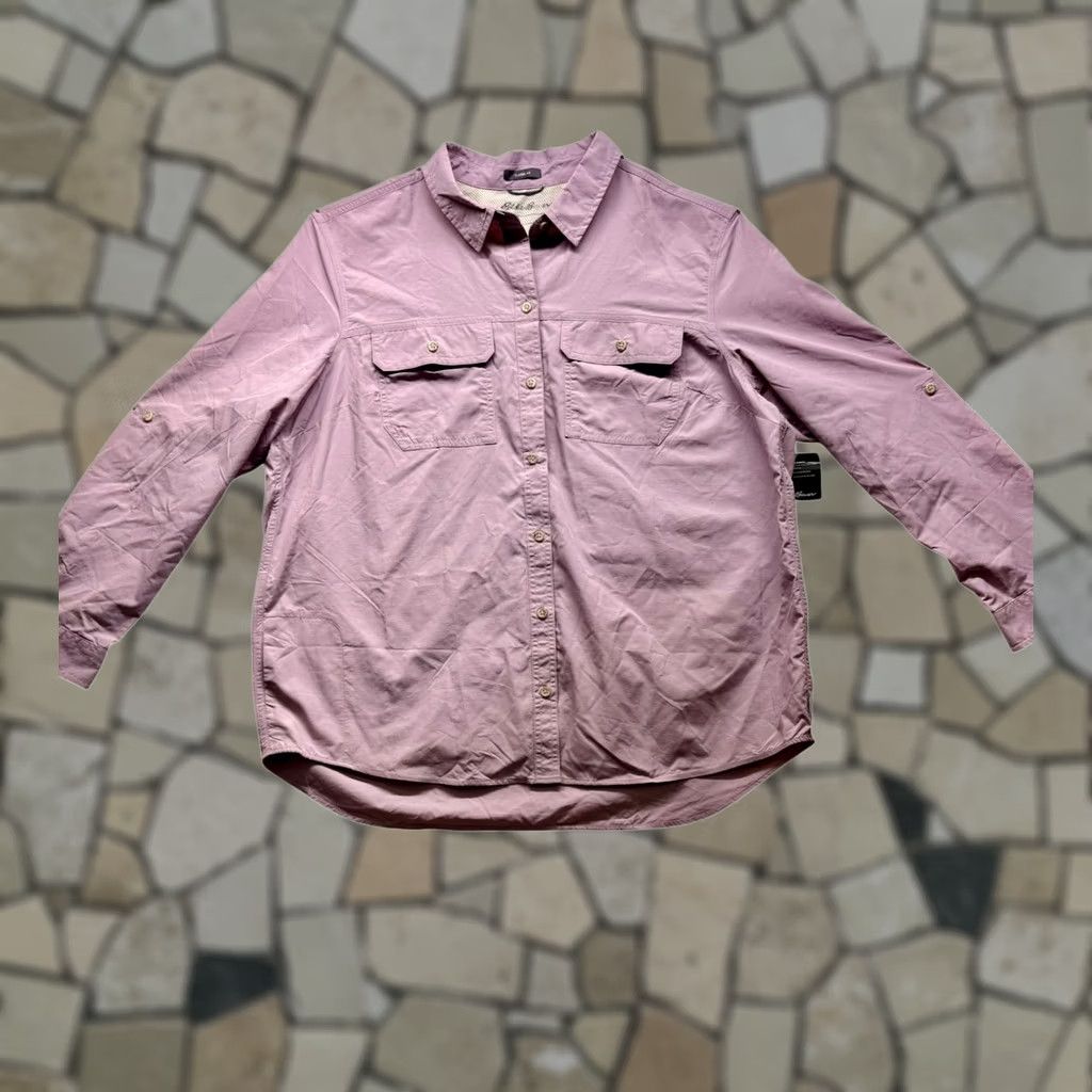 Eddie Bauer Eddie Bauer UPF Guide Long Sleeve Shirt Womens XL Purple Button-Up Long Sleeve Size XL / US 12-14 / IT 48-50 - 1 Thumbnail