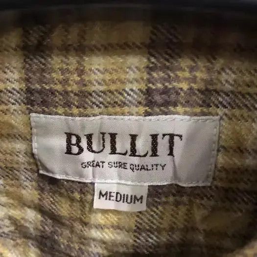 Flannel × Vintage Vintage Bullit Plaid Tartan Flannel Shirt 👕 Size US M / EU 48-50 / 2 - 3 Thumbnail
