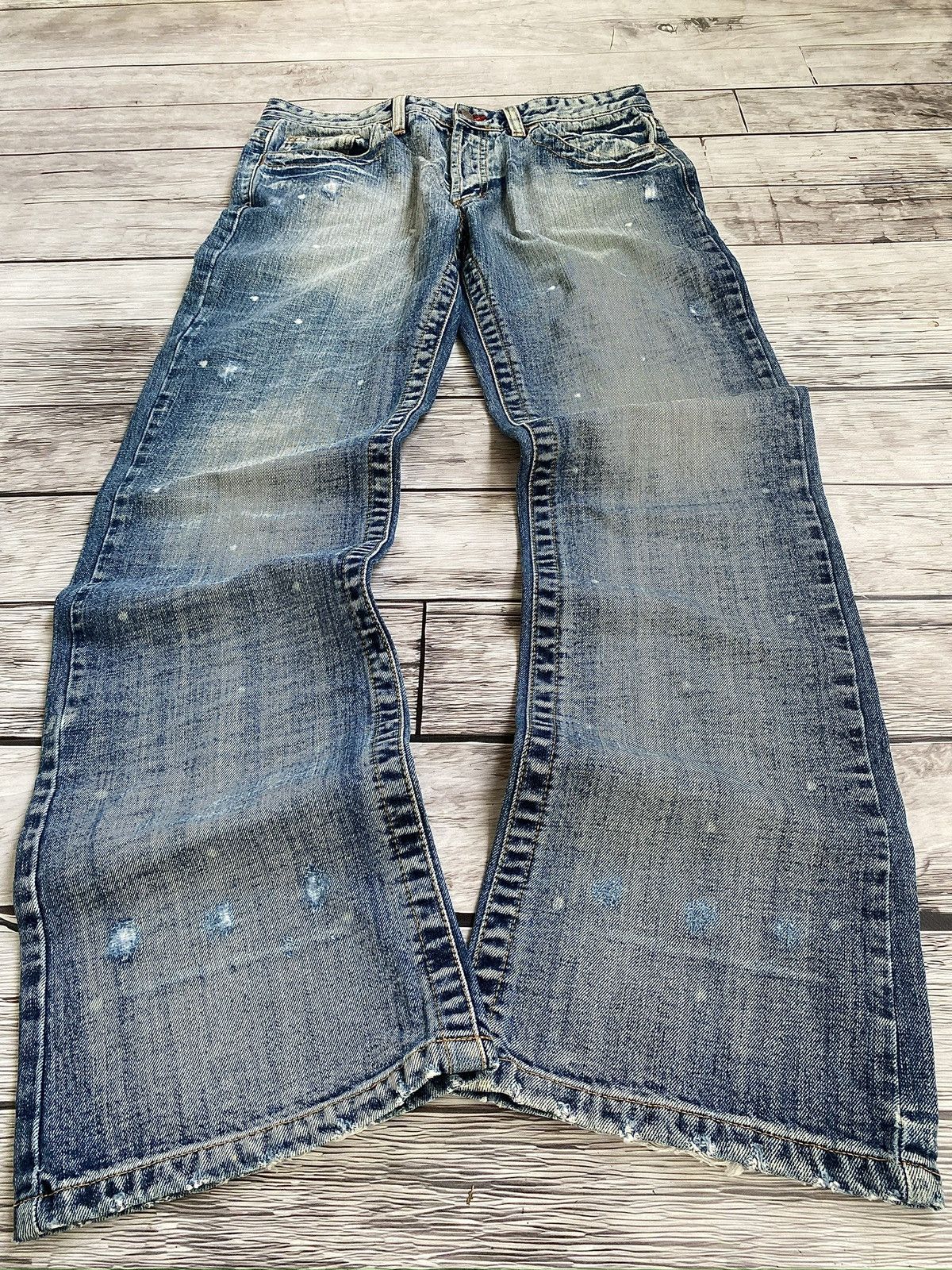 Hysteric Glamour × Japanese Brand 💥 HYSTERIC GLAMOUR BALENCIAGA STYLE JAPANESE JEANS Size US 32 / EU 48 - 2 Thumbnail