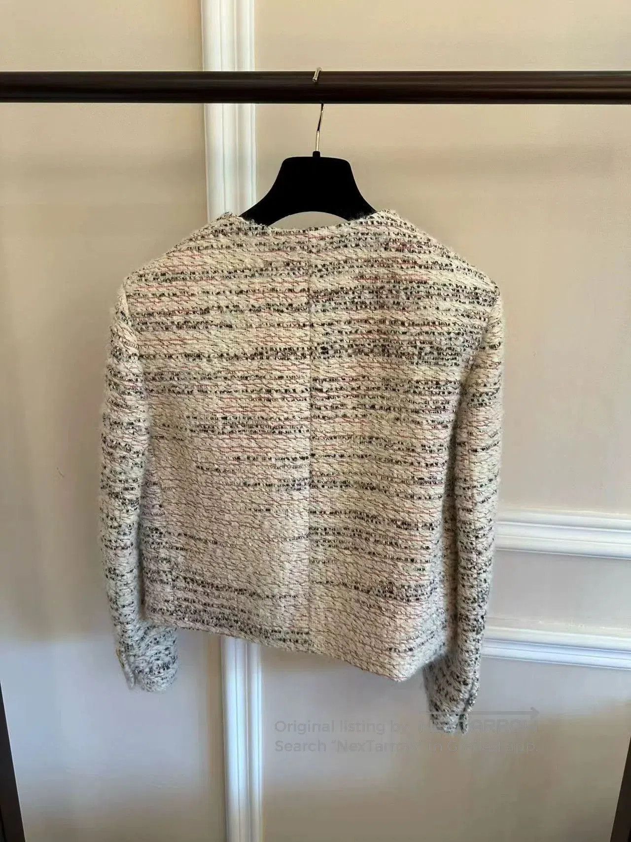Celine Celine 2023 Cropped Tweed Coat. Size M / US 6-8 / IT 42-44 - 2 Thumbnail