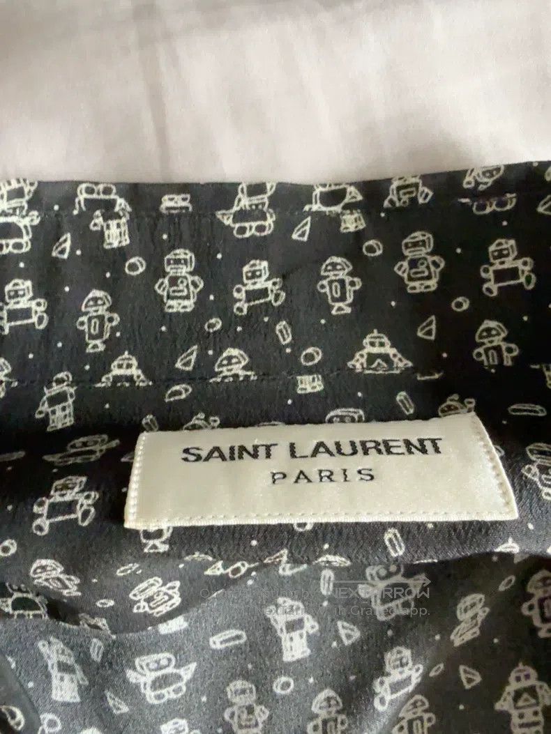 Saint Laurent Paris Saint Laurent Paris Silk shirt i Size XS / US 0-2 / IT 36-38 - 2 Thumbnail