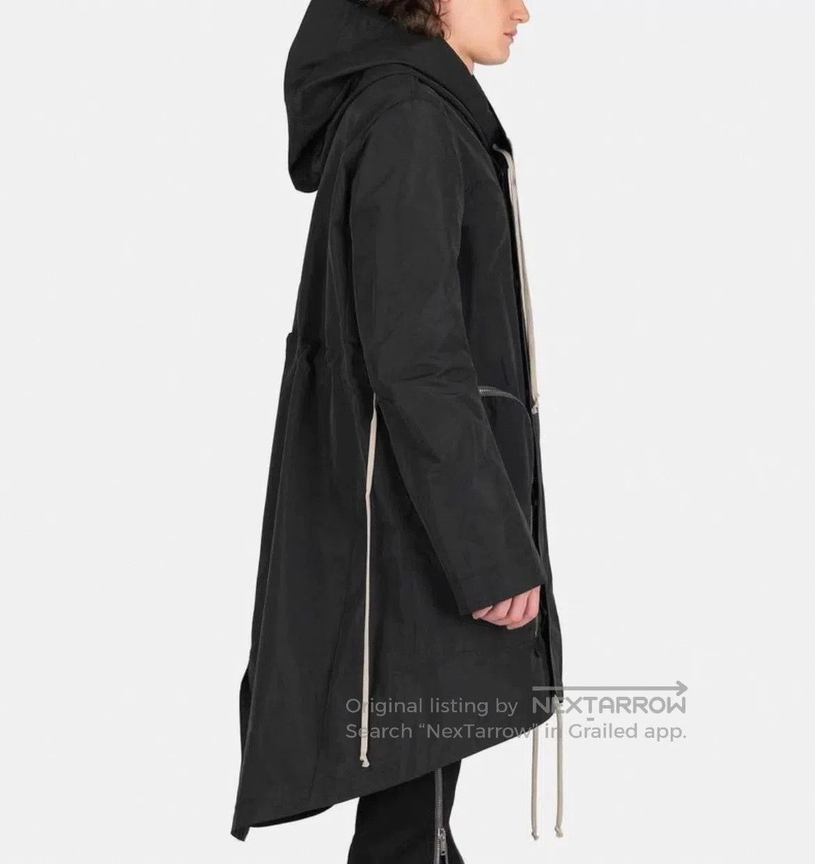Rick Owens Rick Owens Hooded Long Coat. Size US S / EU 44-46 / 1 - 7 Thumbnail