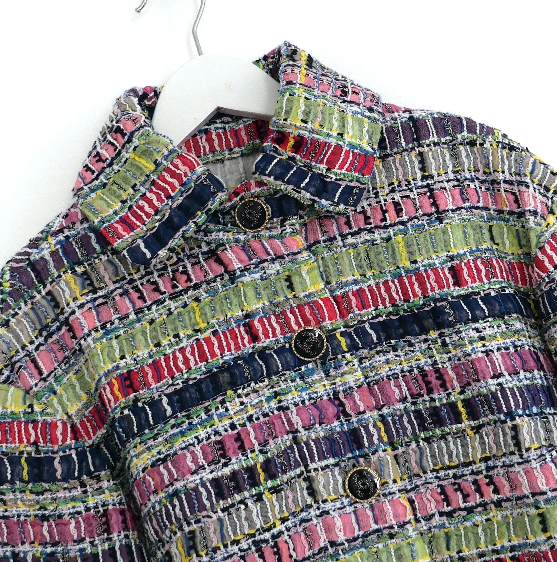 Chanel Chanel Spring 2021 Candy Fantasy Tweed Jacket Size XS / US 0-2 / IT 36-38 - 2 Thumbnail